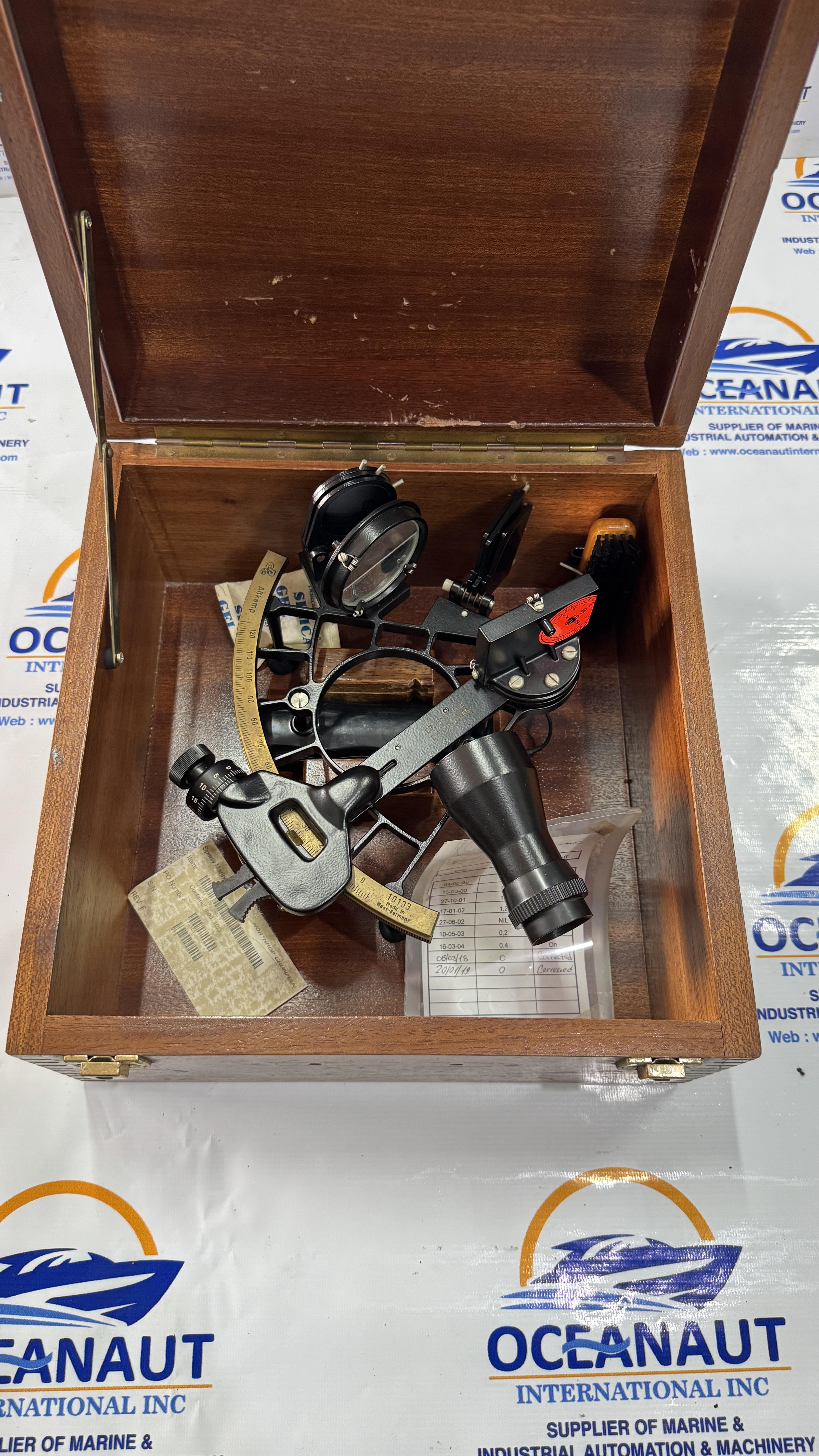 ABKAMP DHI 123/01/85 CP STANDARD SEXTANT NAUTICAL NAVIGATIONAL INSTRUMENT