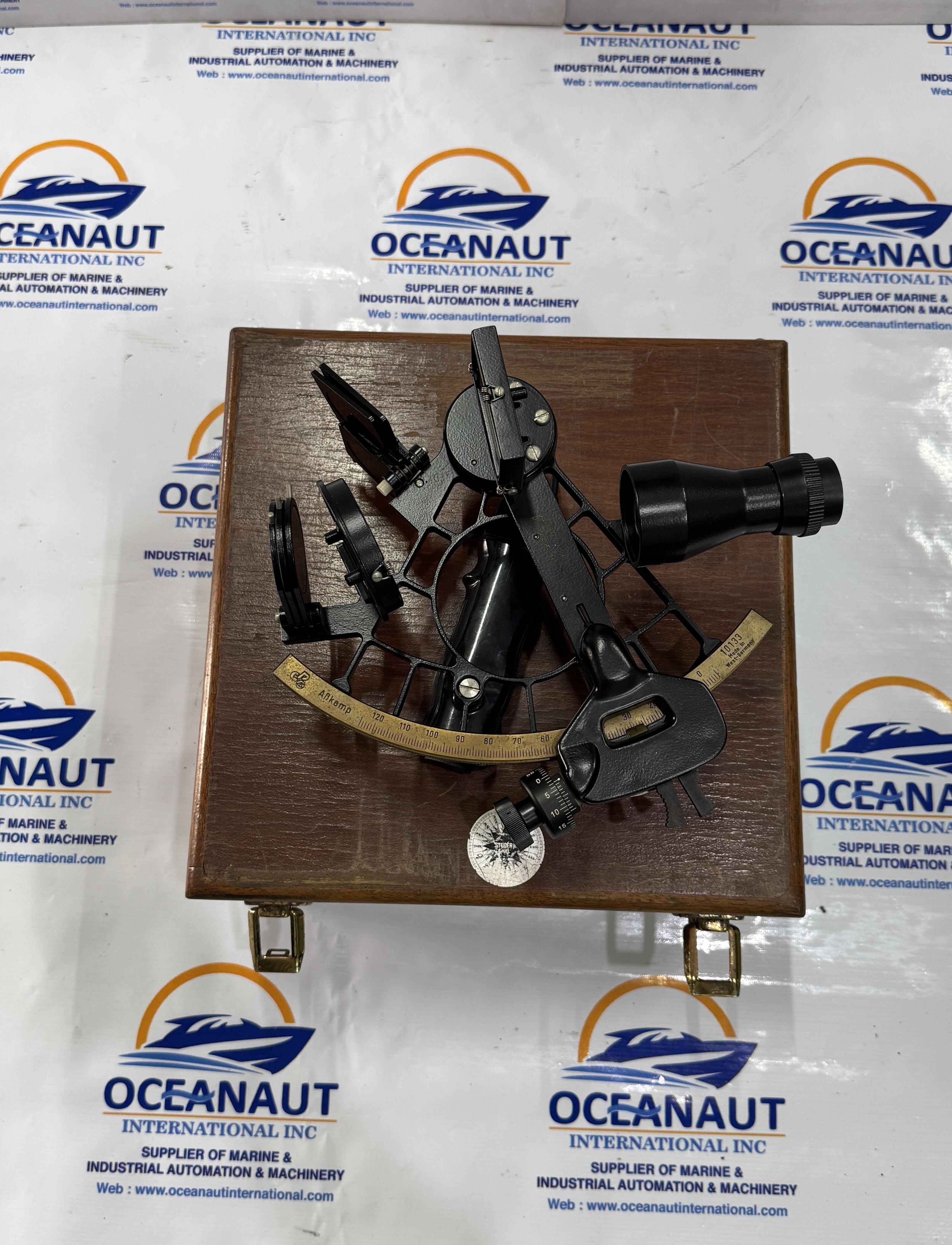 ABKAMP DHI 123/01/85 CP STANDARD SEXTANT NAUTICAL NAVIGATIONAL INSTRUMENT