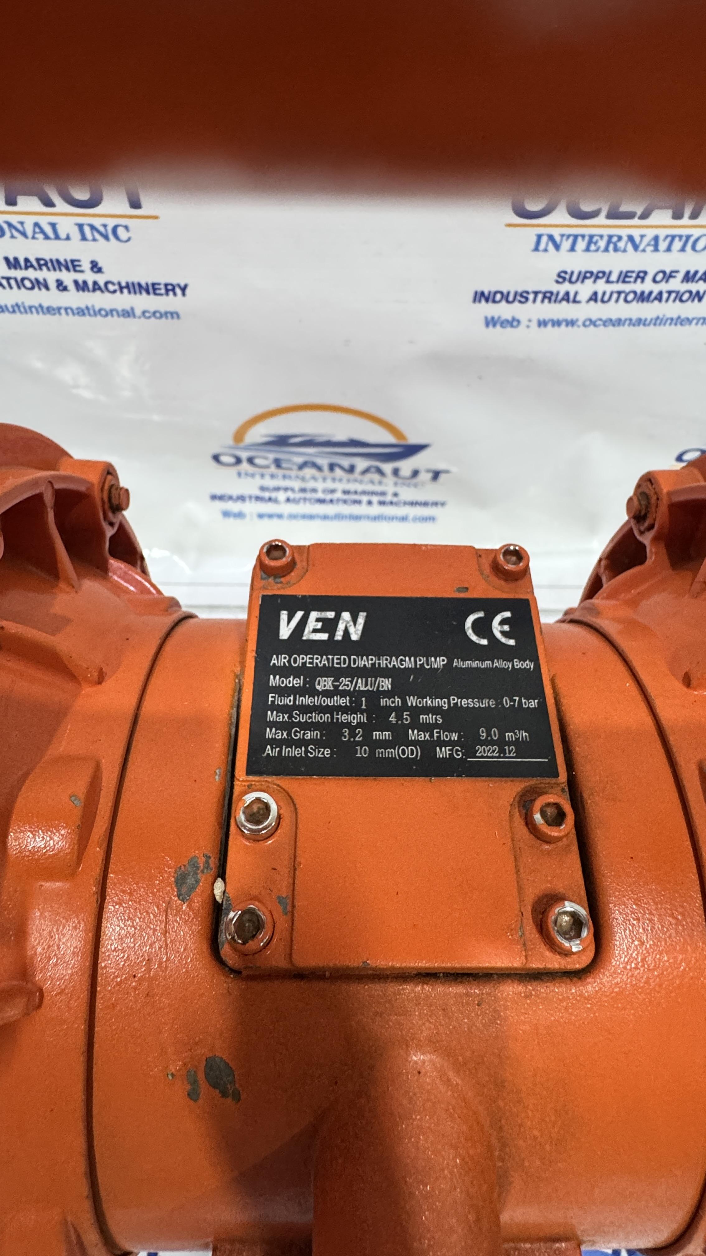 Air-Operated Double Diaphragm QBK-25/ALU/BN Pump 1