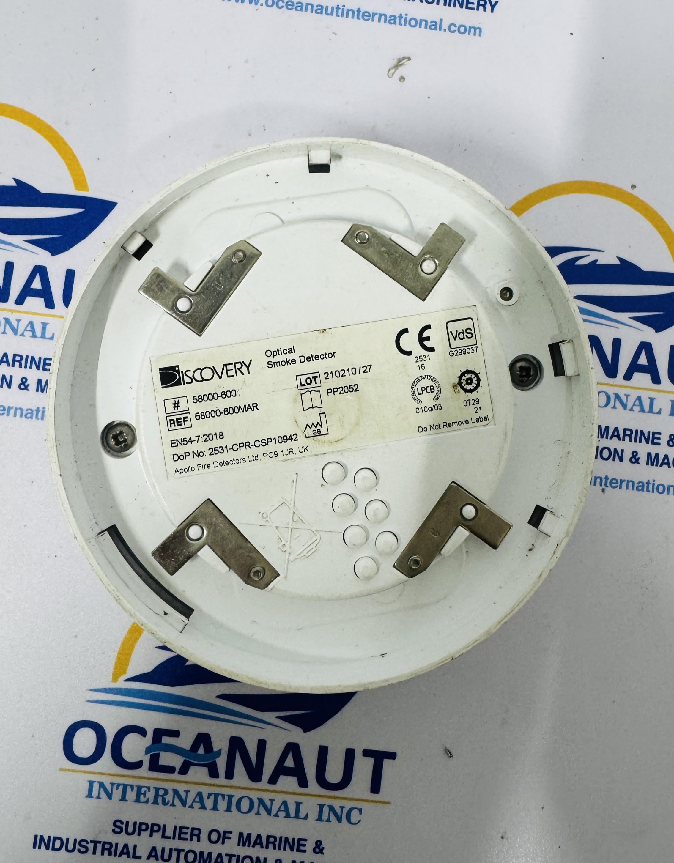 APOLLO 58000-600 MAR DISCOVERY OPTICAL SMOKE DETECTOR