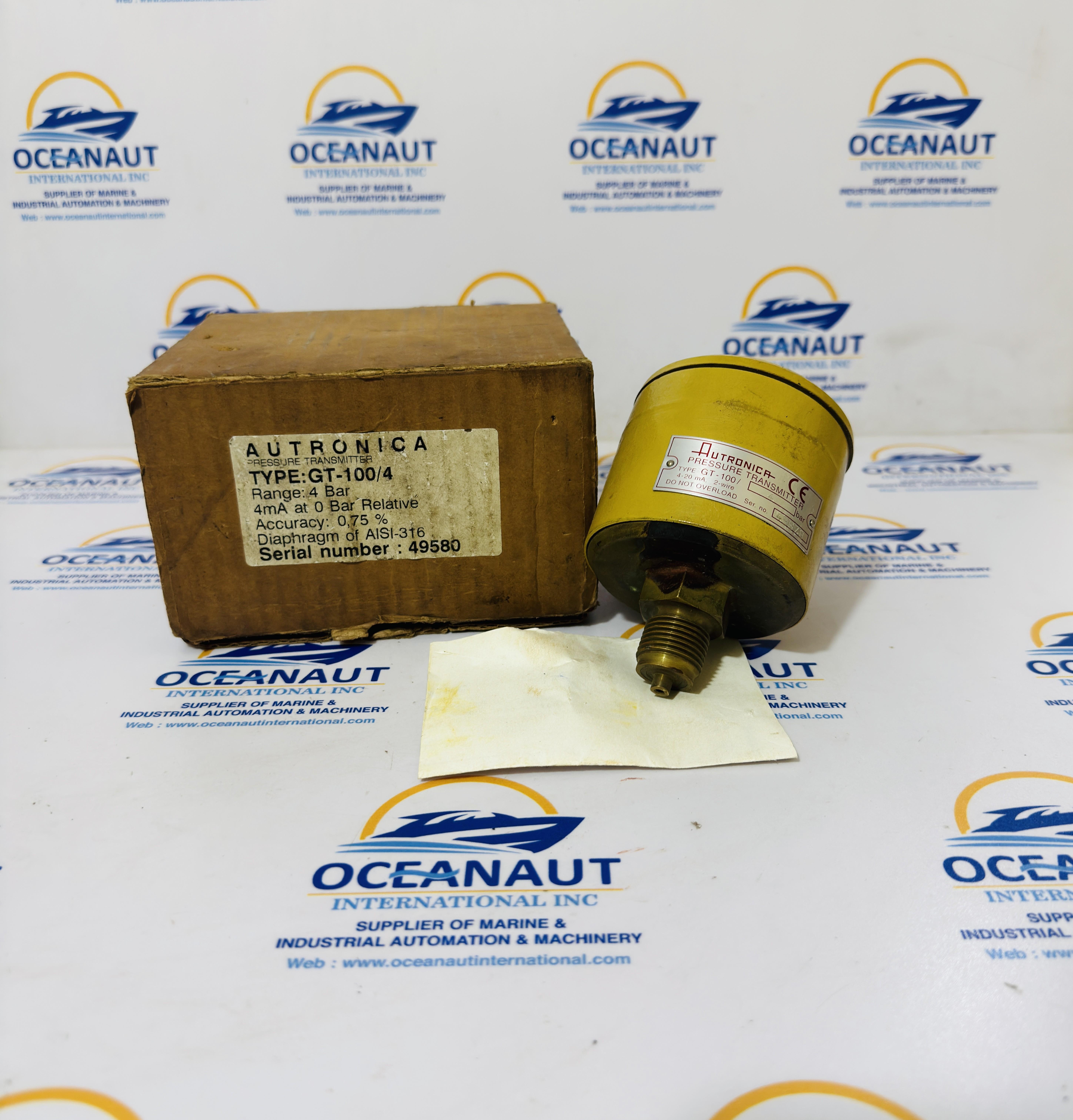 AUTRONICA GT-100/4 BAR PRESSURE TRANSMITTER