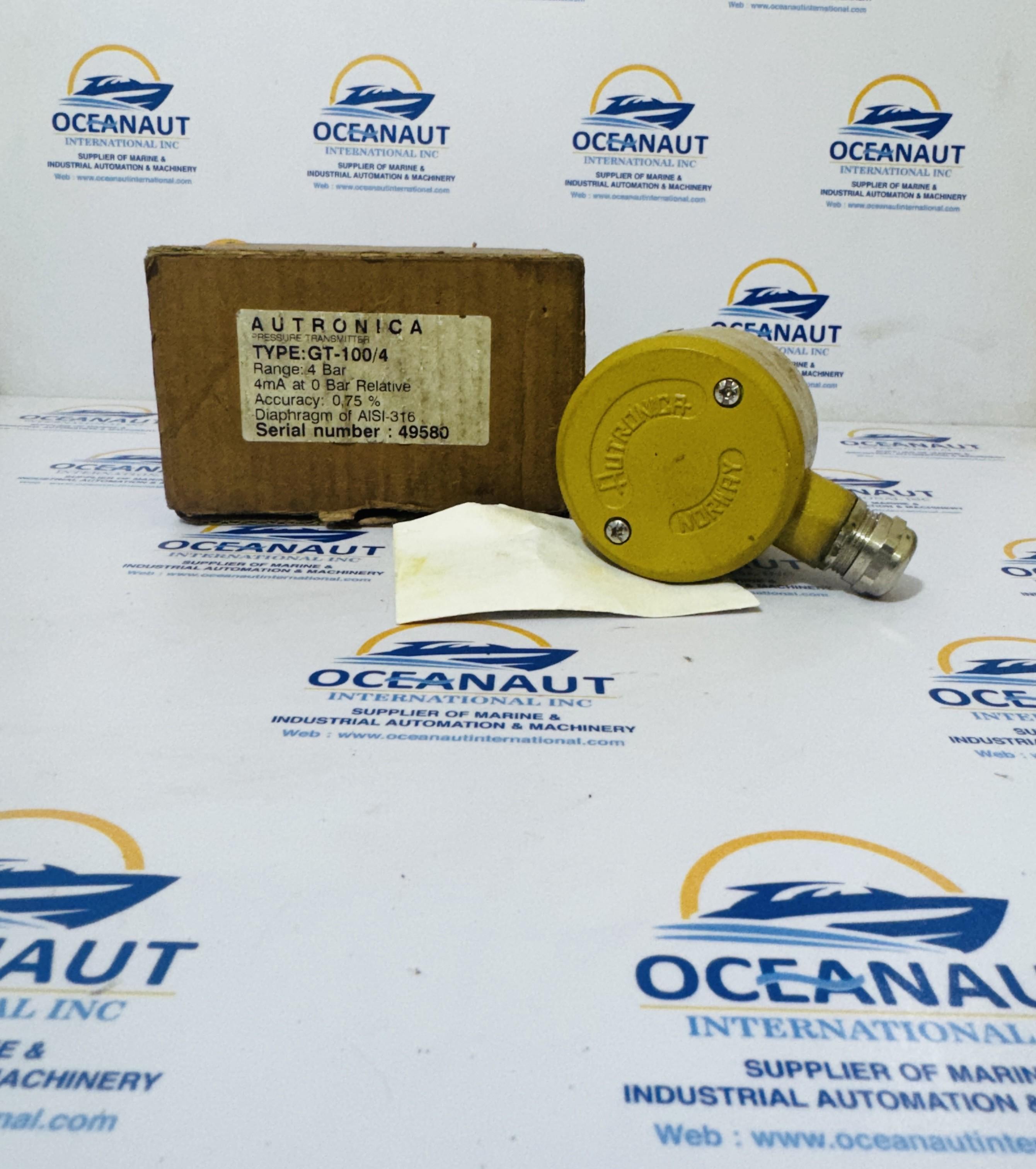 AUTRONICA GT-100/4 BAR PRESSURE TRANSMITTER