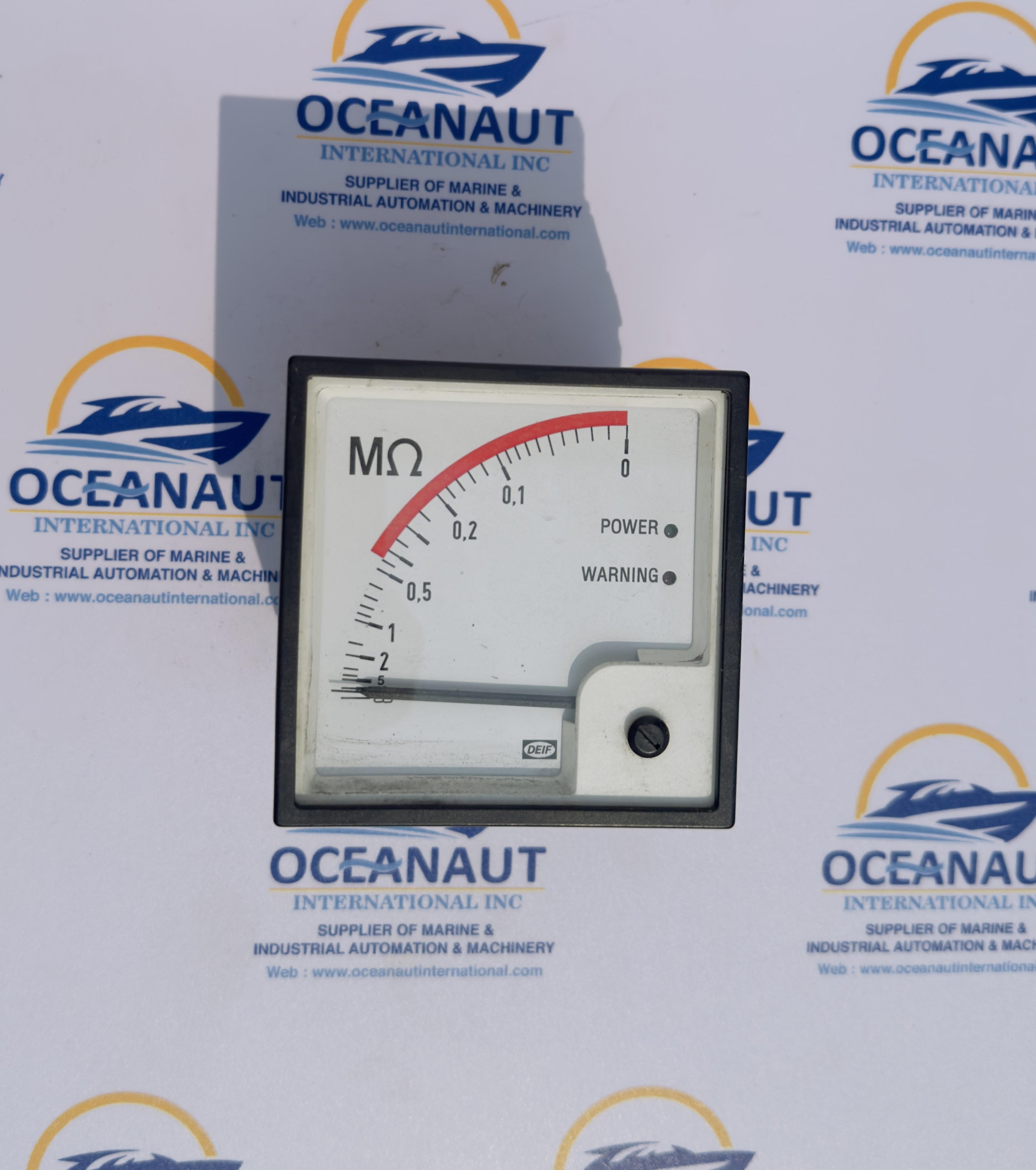 DEIF AAL-2  MEGA OHM METER 1200024108D  INSULATION MONITOR DQ96-AAL 