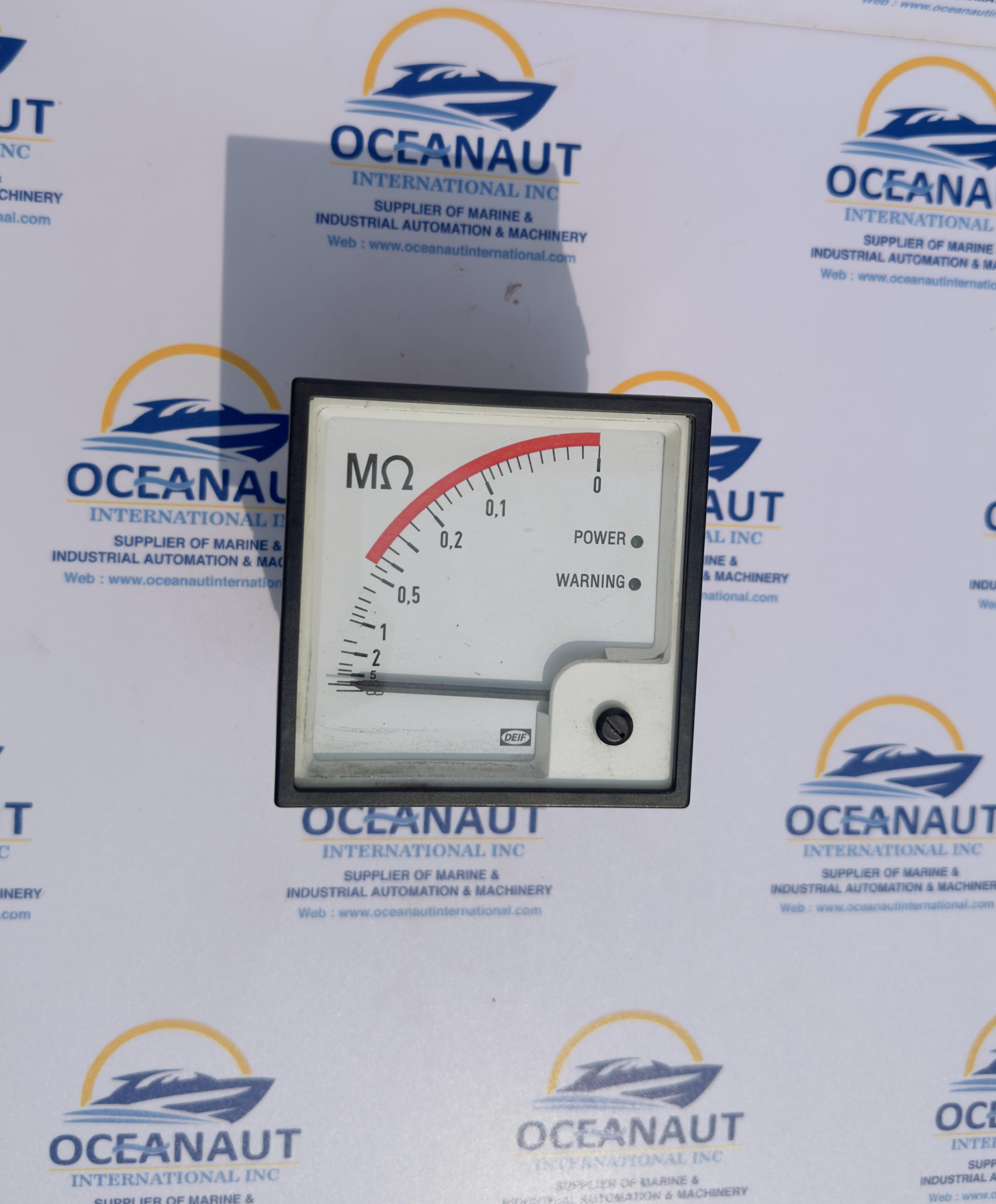 DEIF AAL-2  MEGA OHM METER 1200024108D  INSULATION MONITOR DQ96-AAL 