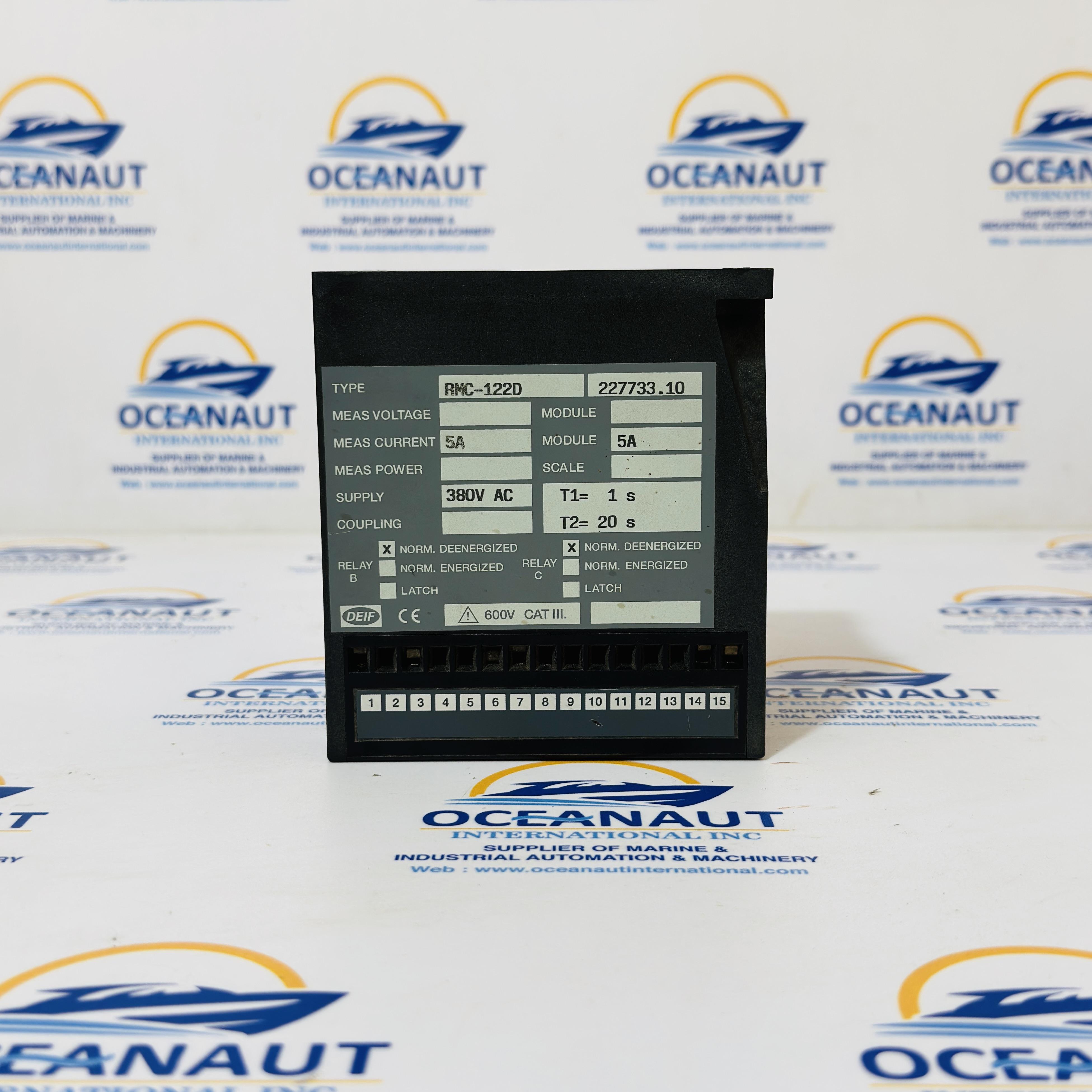Deif Rmc-122D 227733.10 Short Circuit And Overcurrent Relay