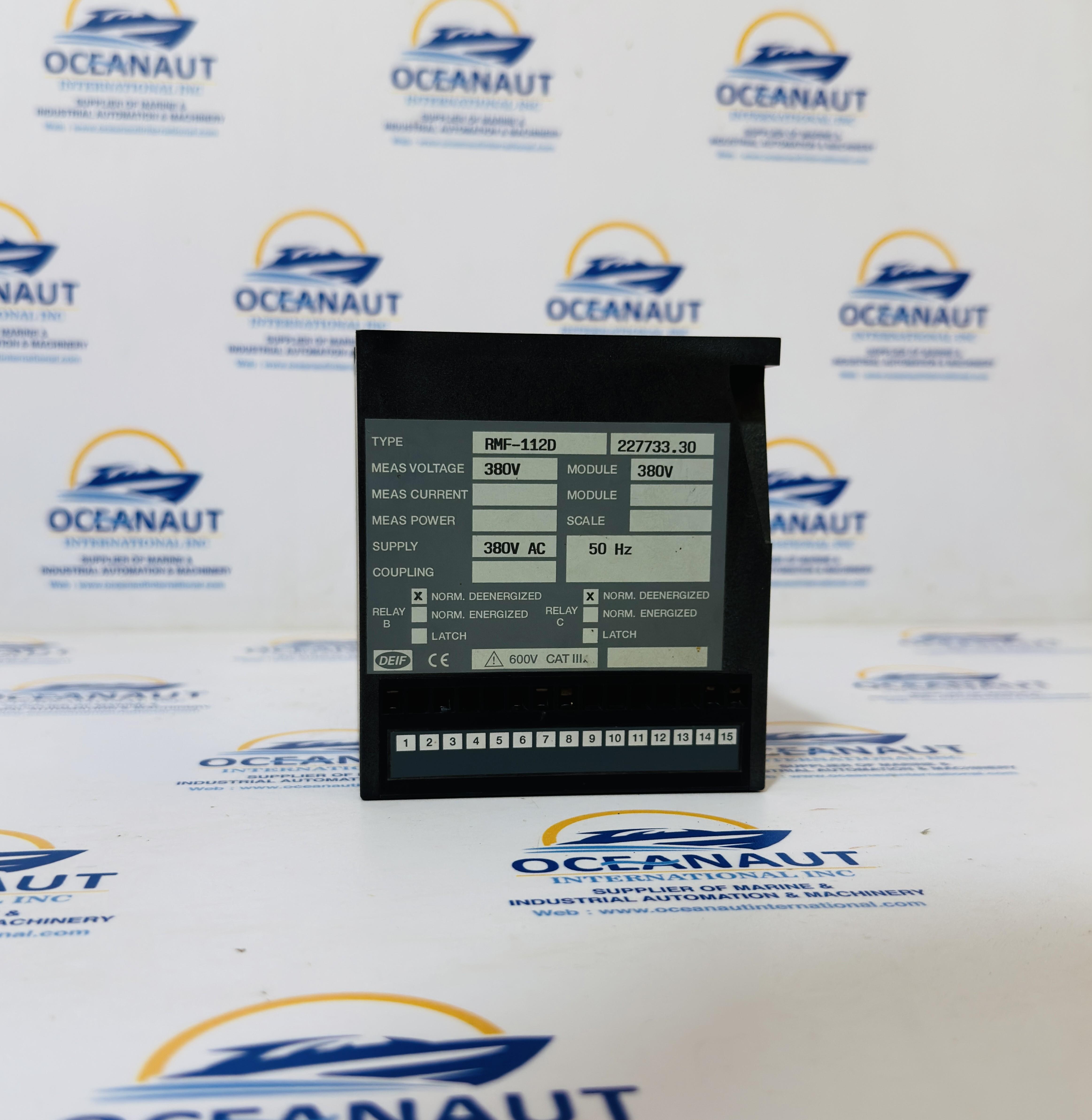 DEIF RMF-112D Frequency Relay 227733.30