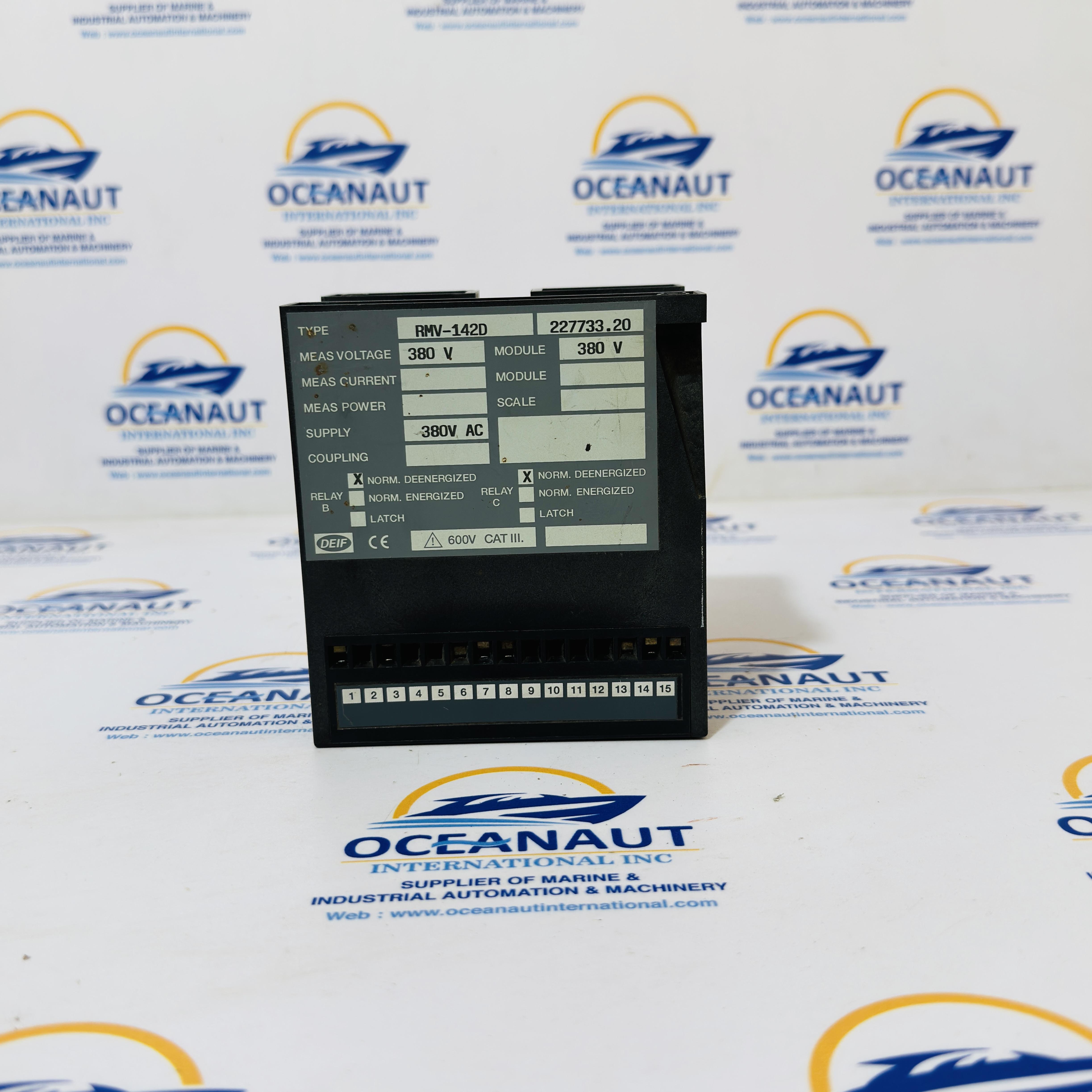 Deif RMV-142D Voltage Relay 380V