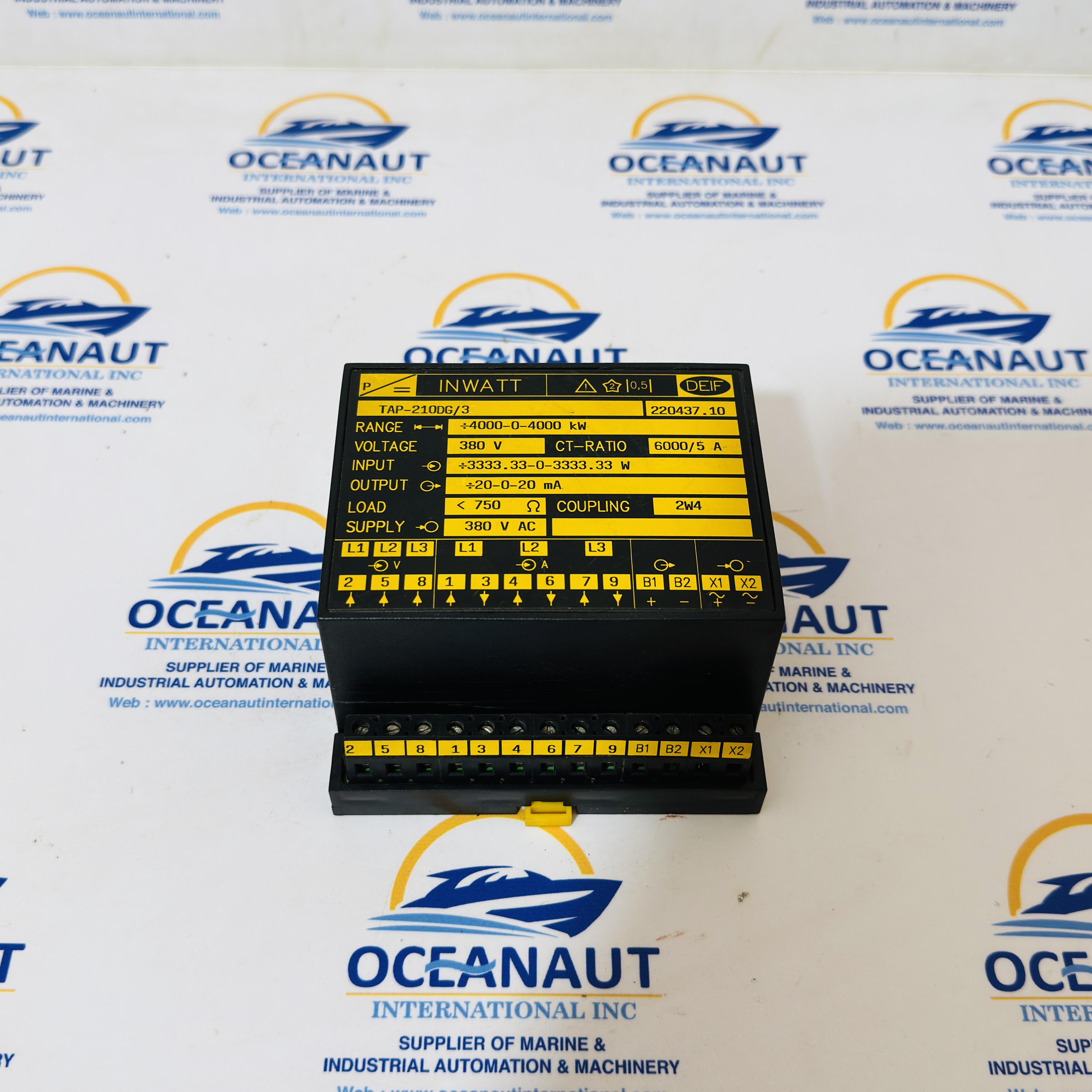 Deif Tap 210DG/3 Inwatt Transducer 220437.10 380V AC