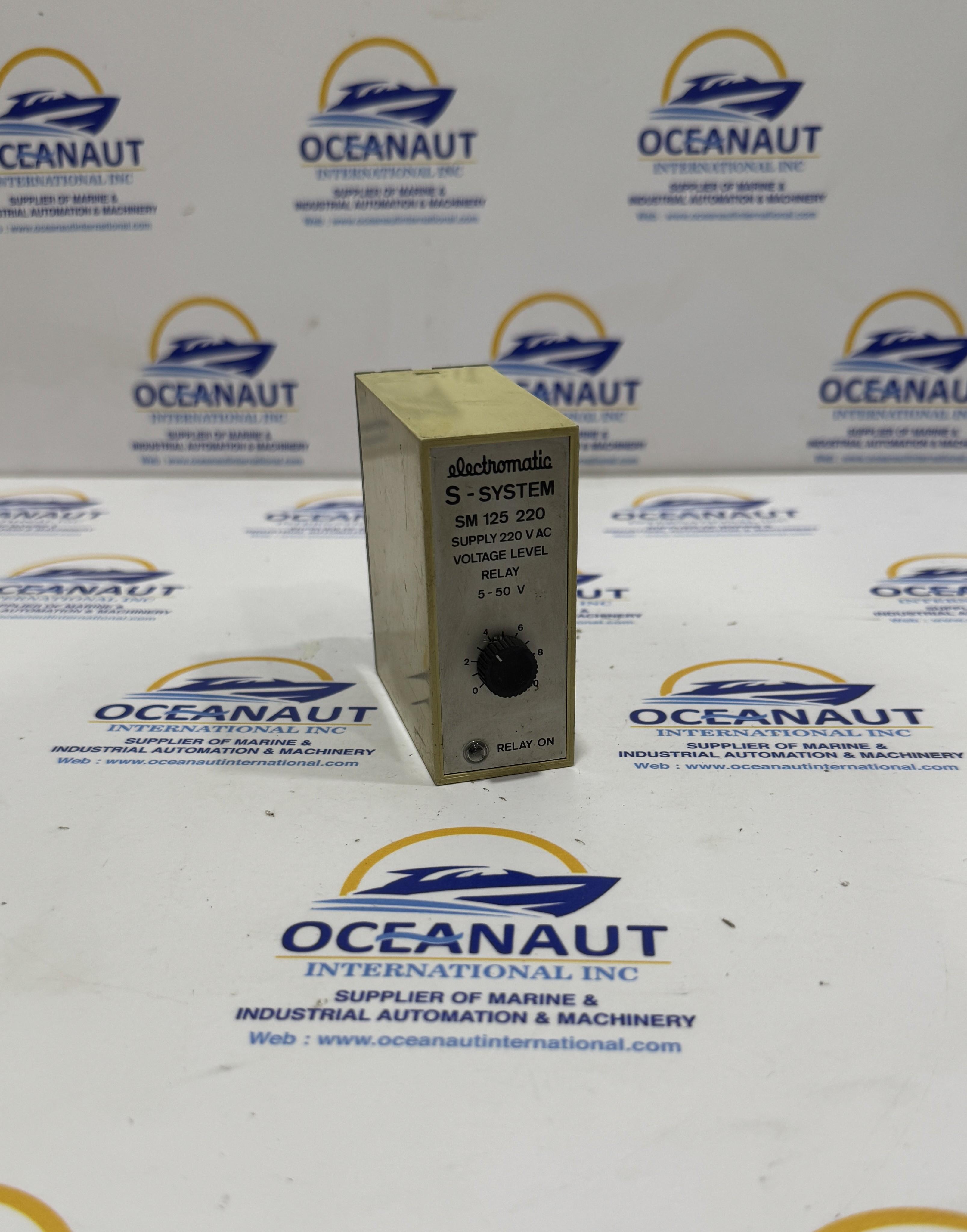 Electromatic S-System SM 125 220 Voltage Level Relay 220V AC