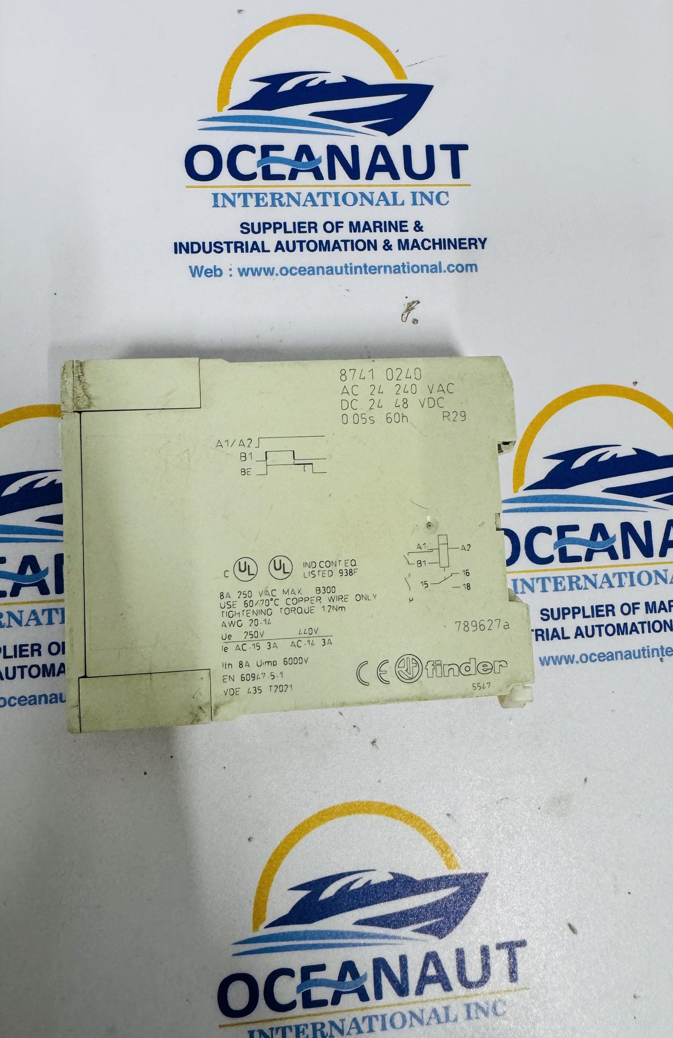 Finder 8711 0240 Timing Relay 8A 6000V