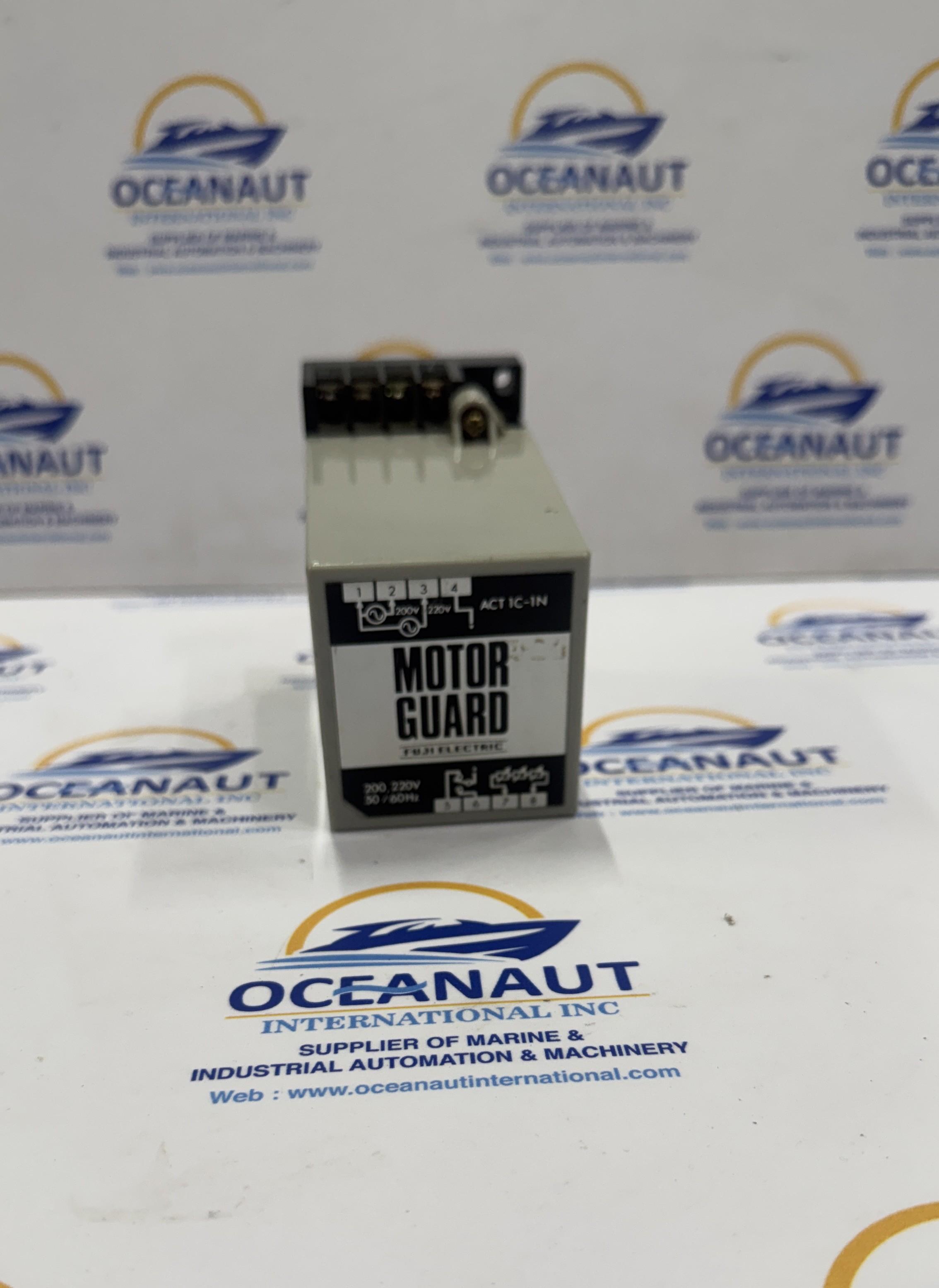 Fuji Electric ACT1C-1N Motor Guard Relay With Base