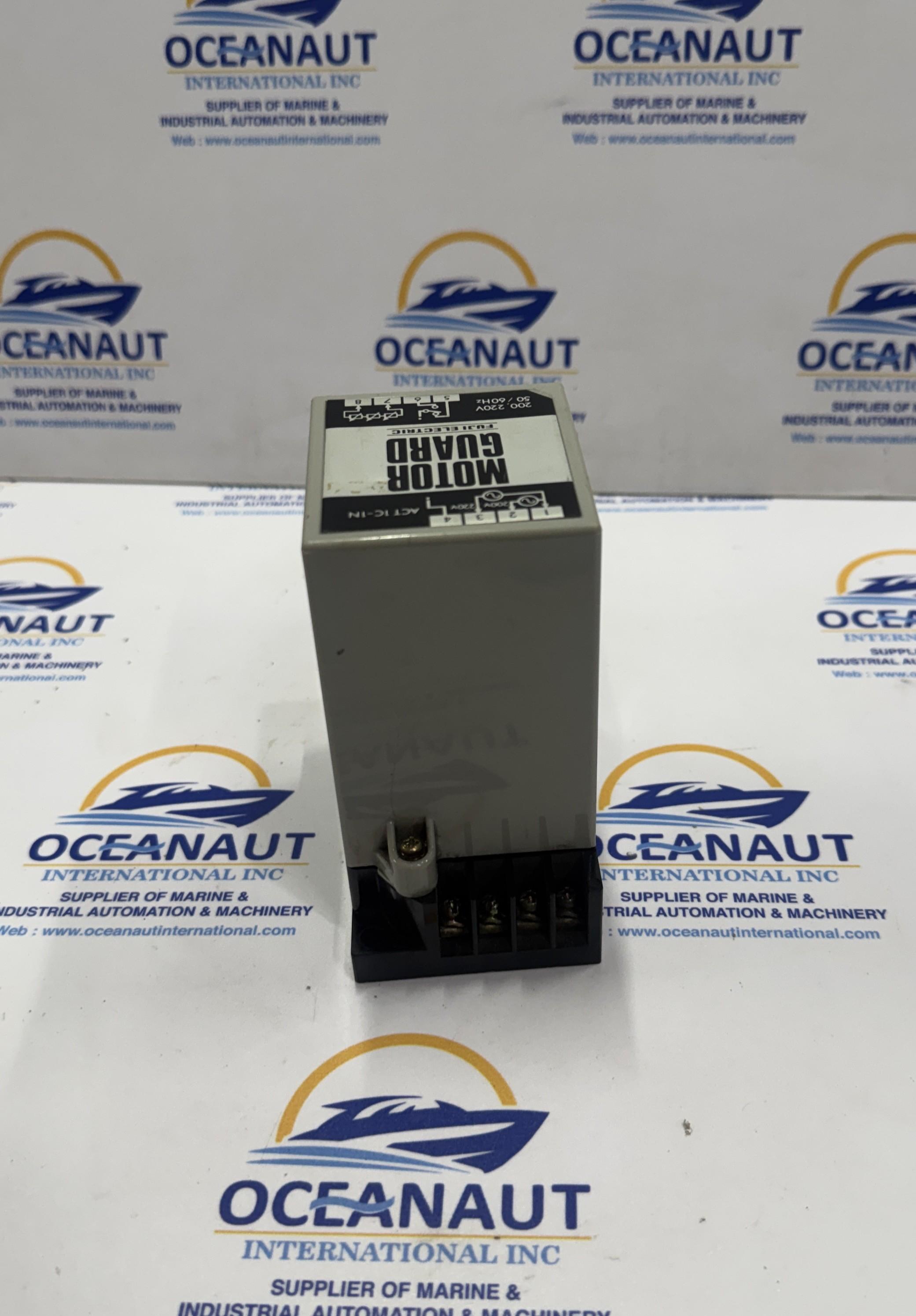 Fuji Electric ACT1C-1N Motor Guard Relay With Base