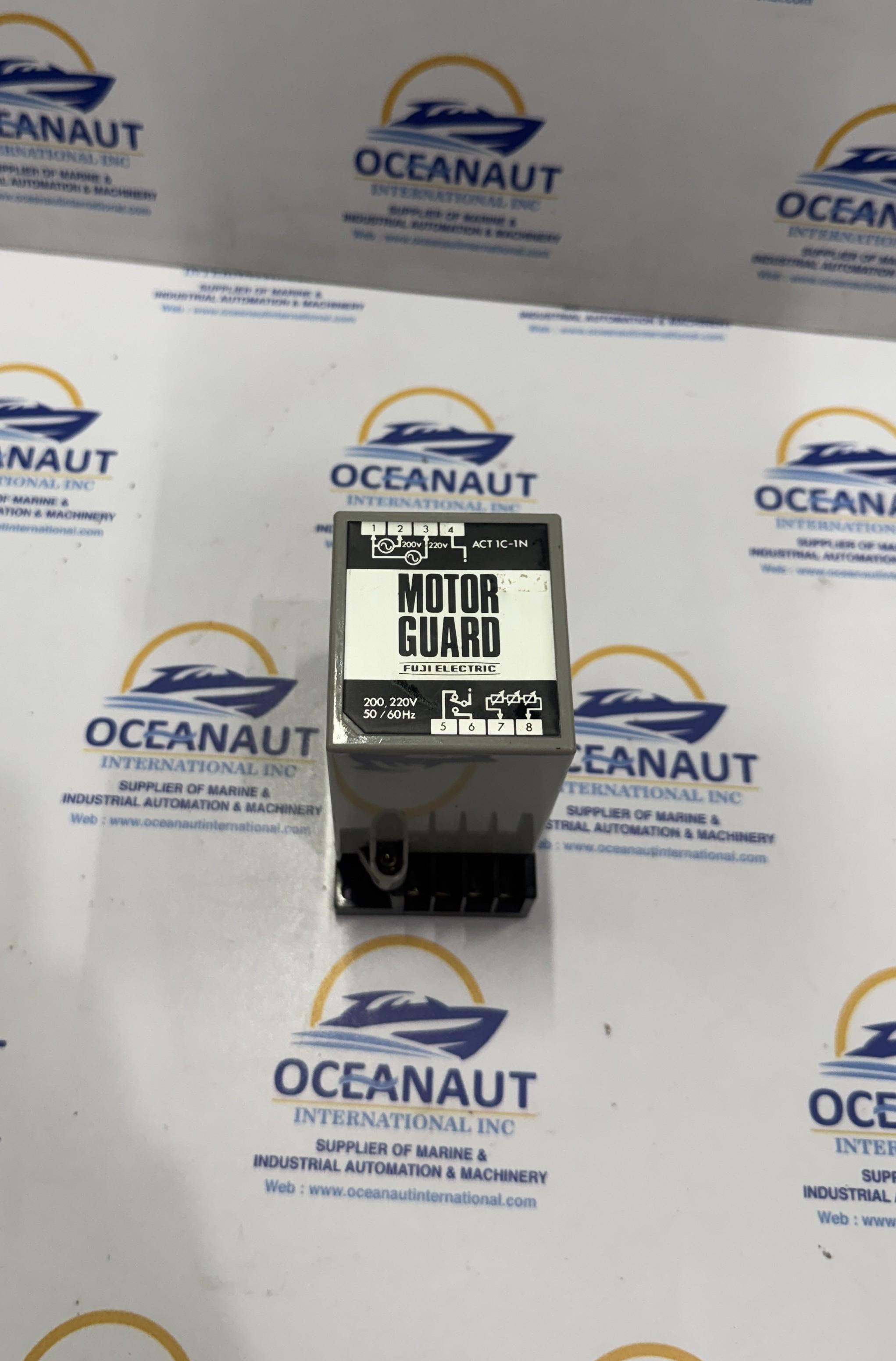 Fuji Electric ACT1C-1N Motor Guard Relay With Base
