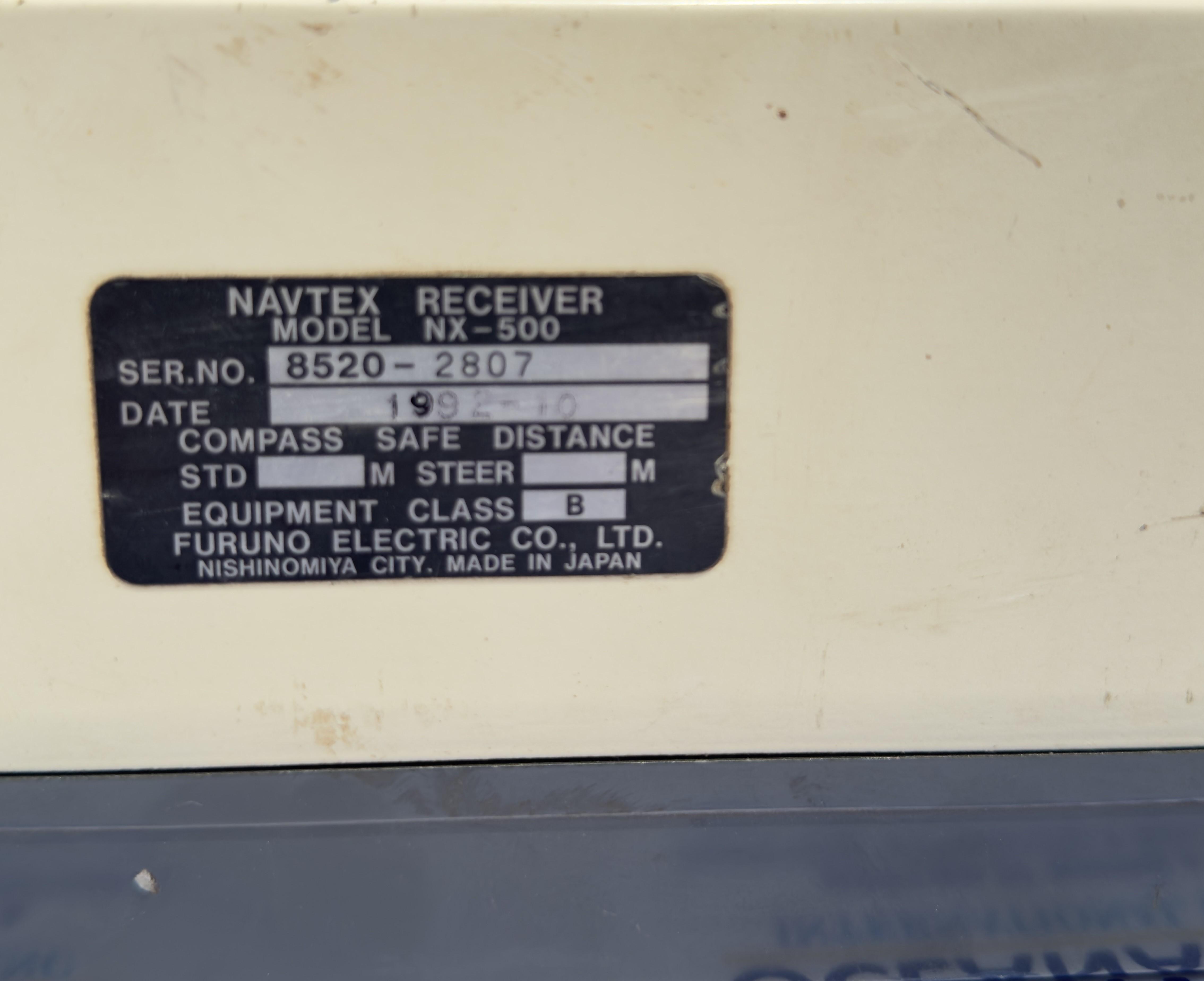 FURUNO NAVTEX RECEIVER NX-500