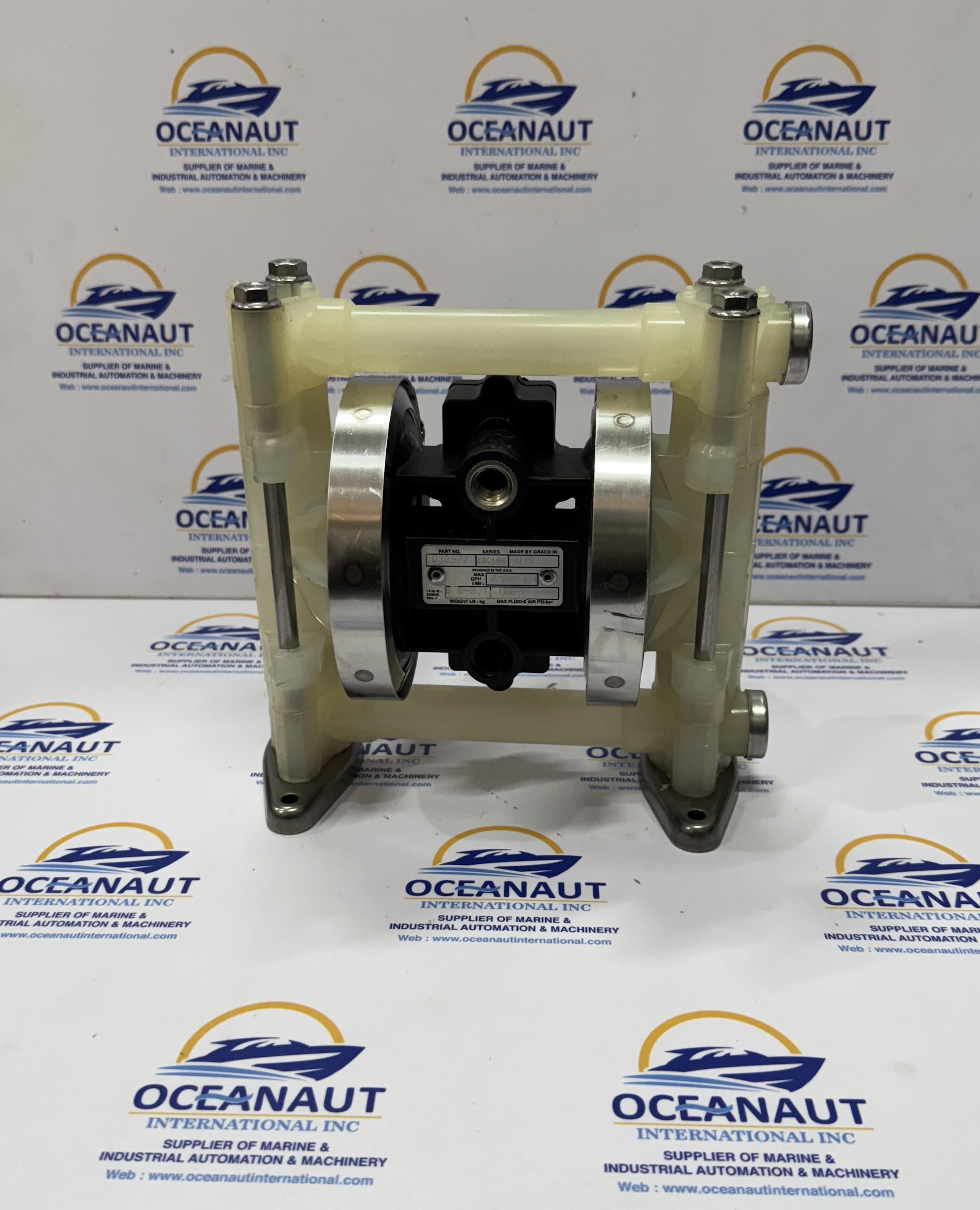 GRACO HUSKY 307 D32977 MAX GPM-l/MIN 7-27 MAX FLUID & AIR PSI 100-7 USA