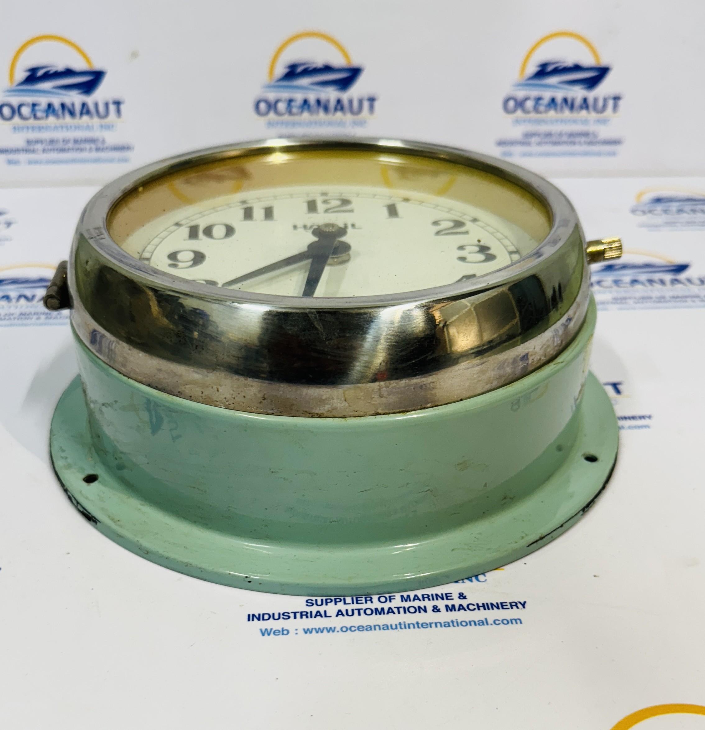  Hanil SSC-320 MARINE CAPTAIN RADIO ROOM SLAVE CLOCK 6.25'' Dial Slavage 24 V