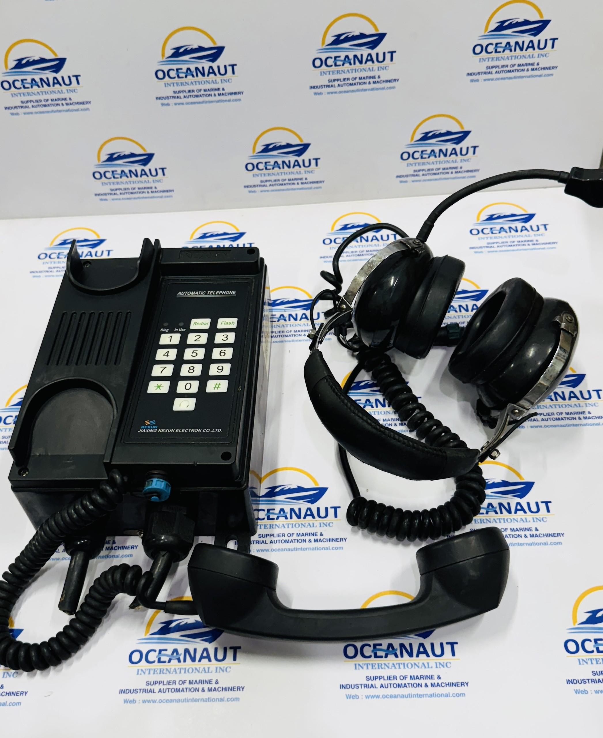  JIAXING KEXUN KH-1J NOISE PROOF AUTOMATIC TELEPHONE WITH HEADSET