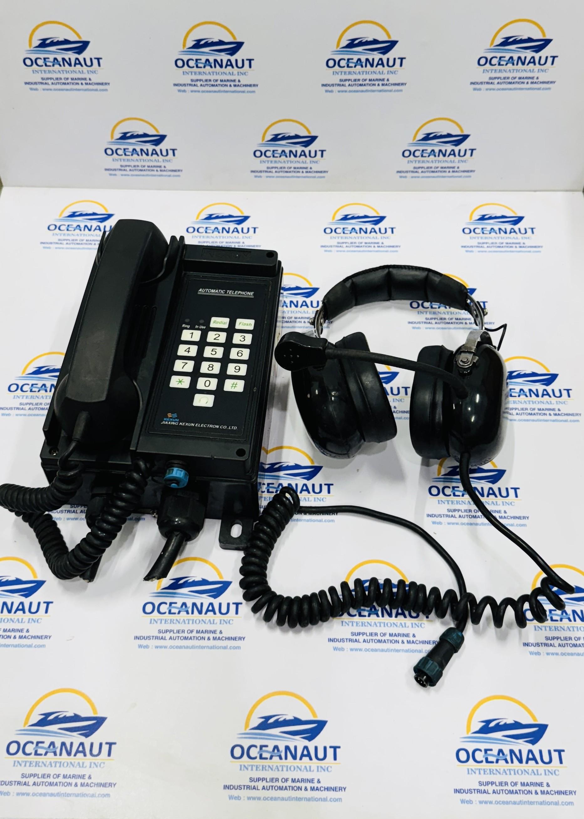  JIAXING KEXUN KH-1J NOISE PROOF AUTOMATIC TELEPHONE WITH HEADSET