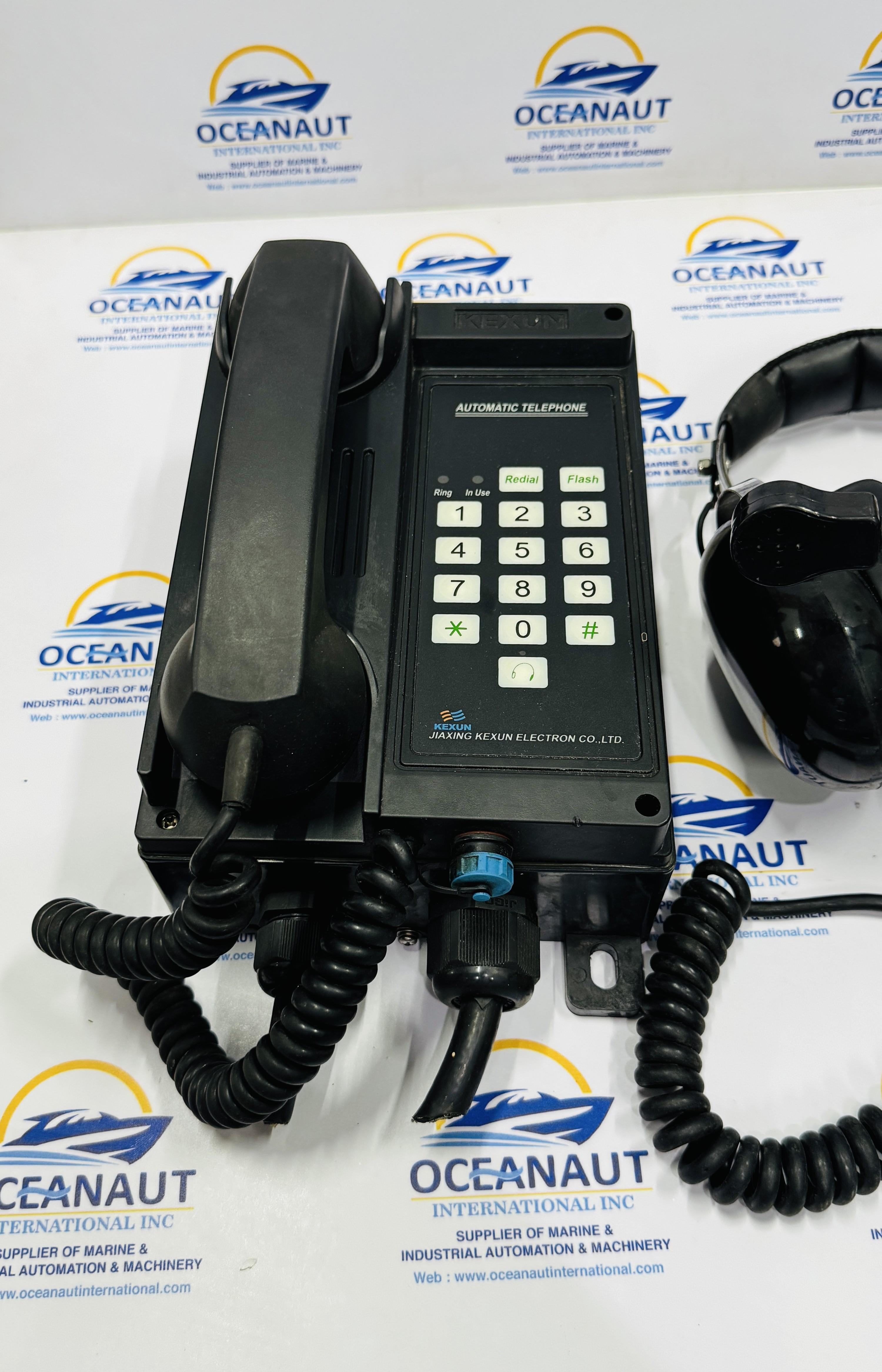  JIAXING KEXUN KH-1J NOISE PROOF AUTOMATIC TELEPHONE WITH HEADSET