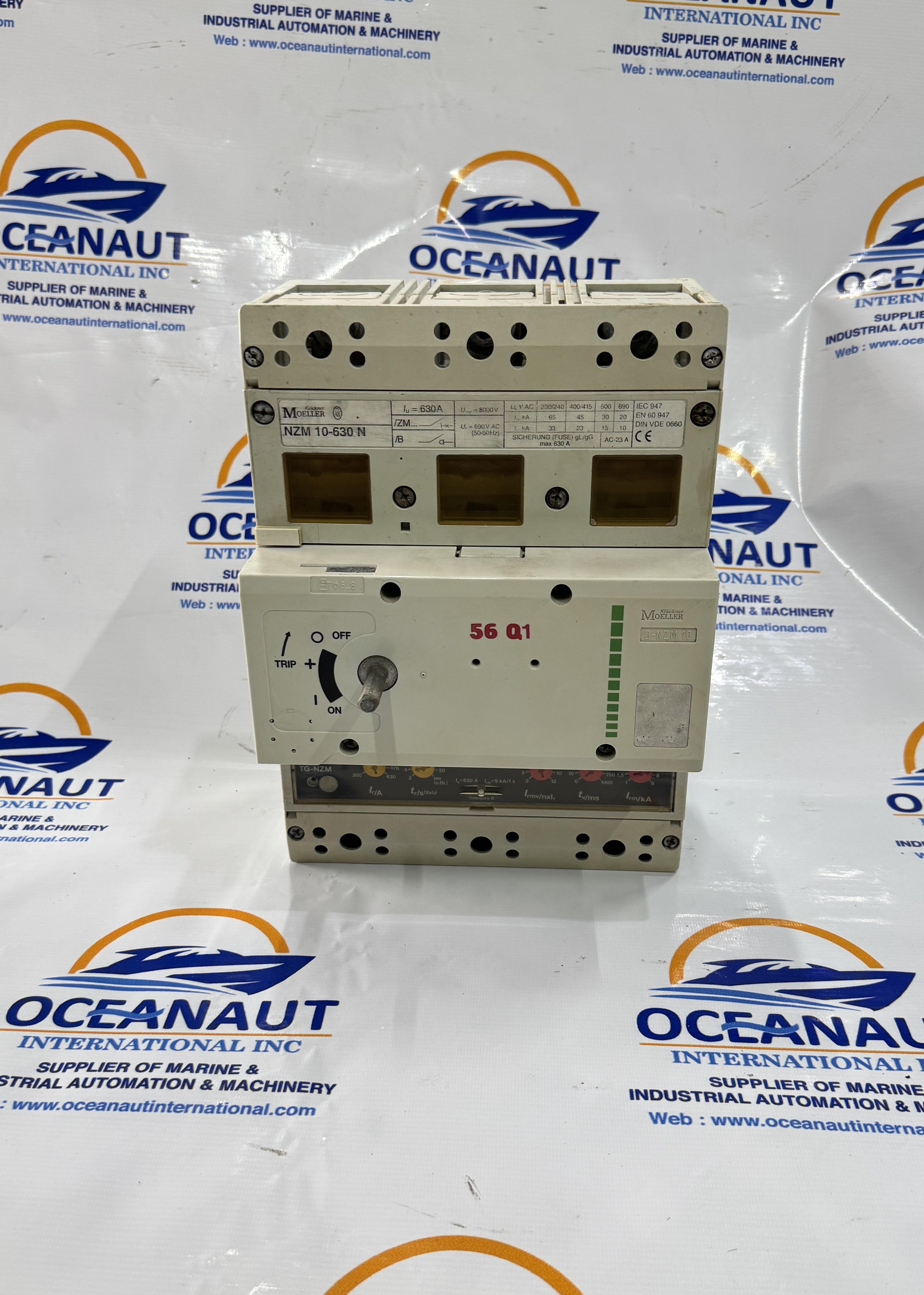 KLOCKNER MOELLER CIRCUIT BREAKER MOLDED CASE ZMV-630-NZM 10