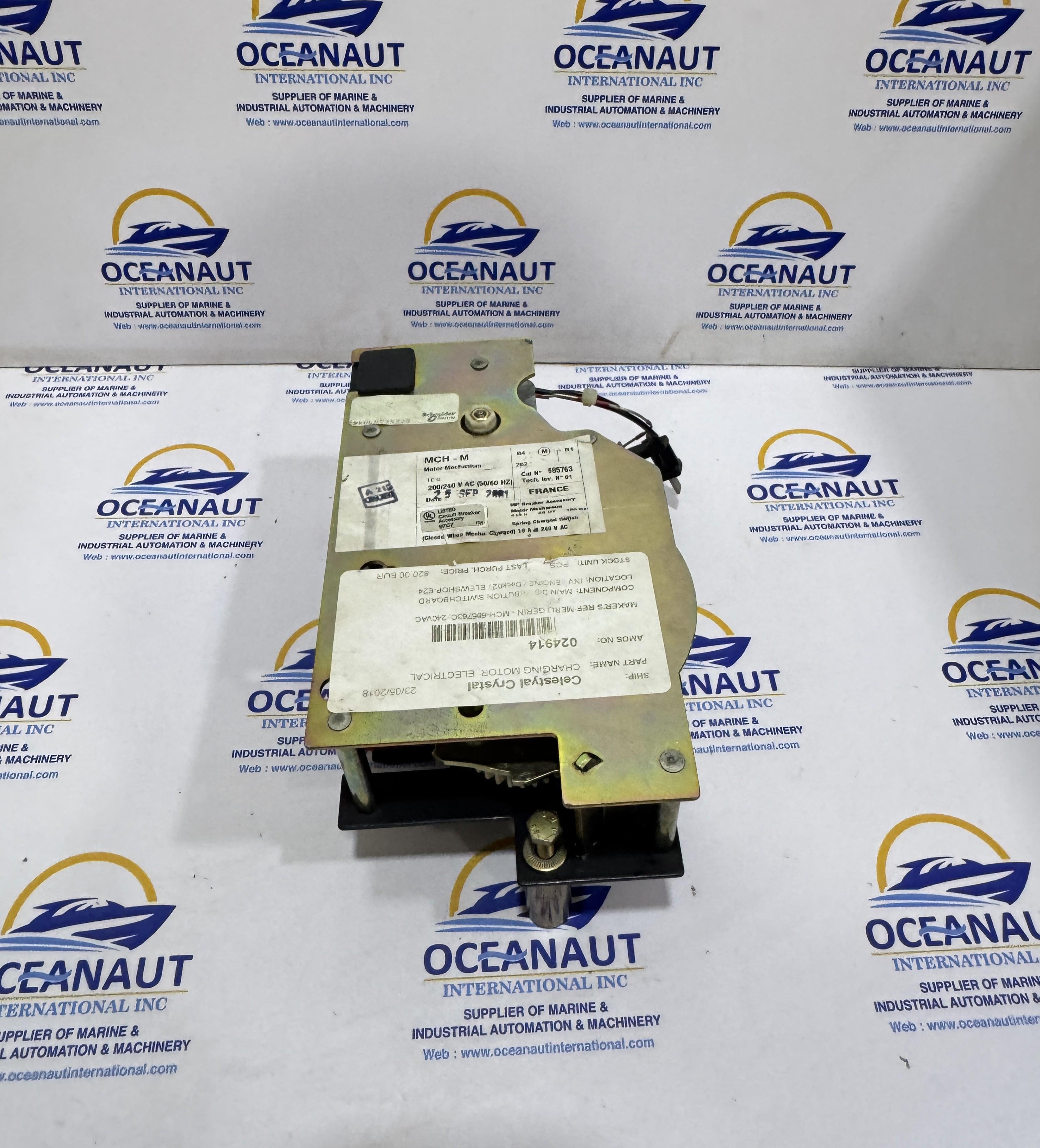 Merlin Gerin MCH-M 685763 Motor Mechanism 240V-60HZ-180 VA