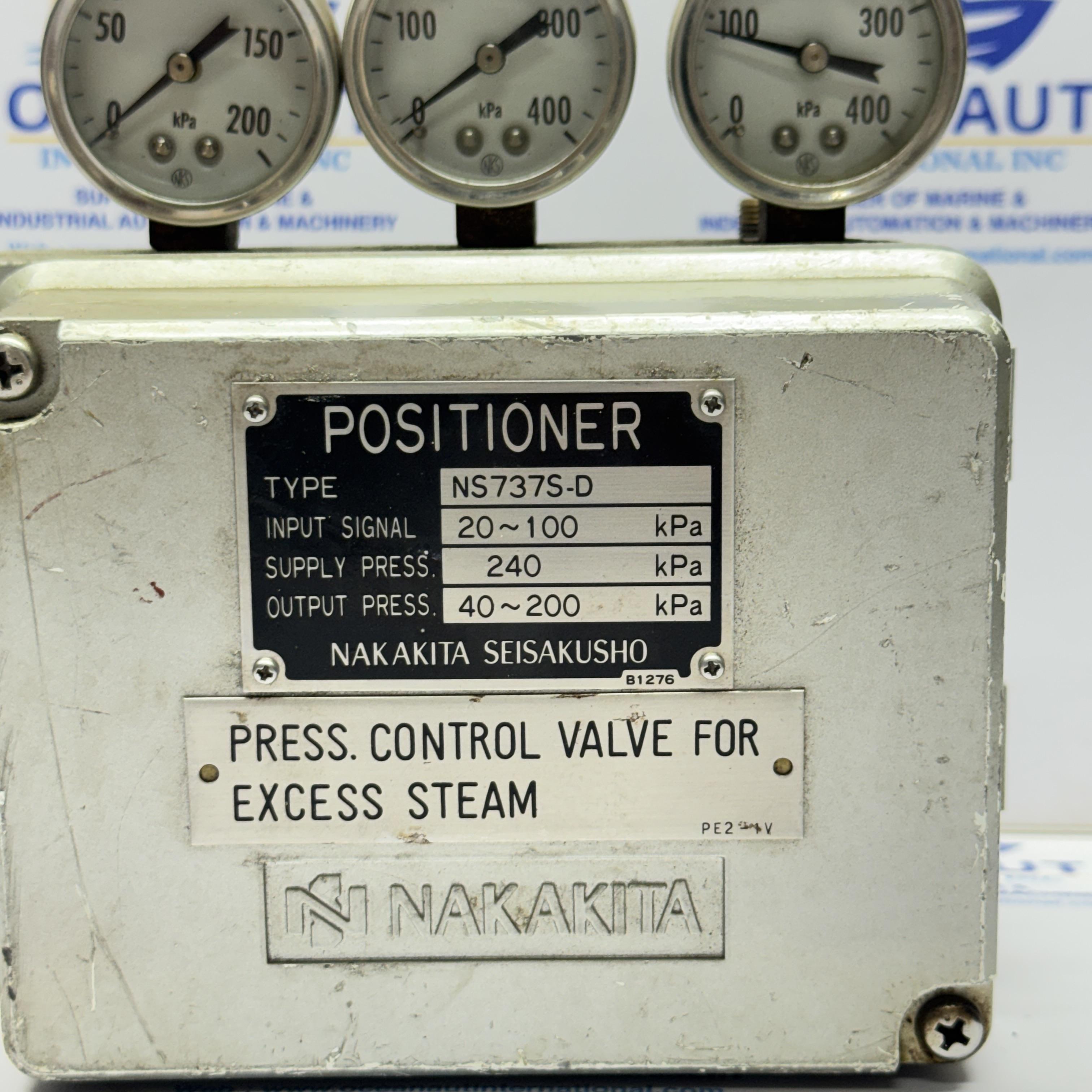 NAKAKITA SEISAKUSHO NS737S-D Positioner