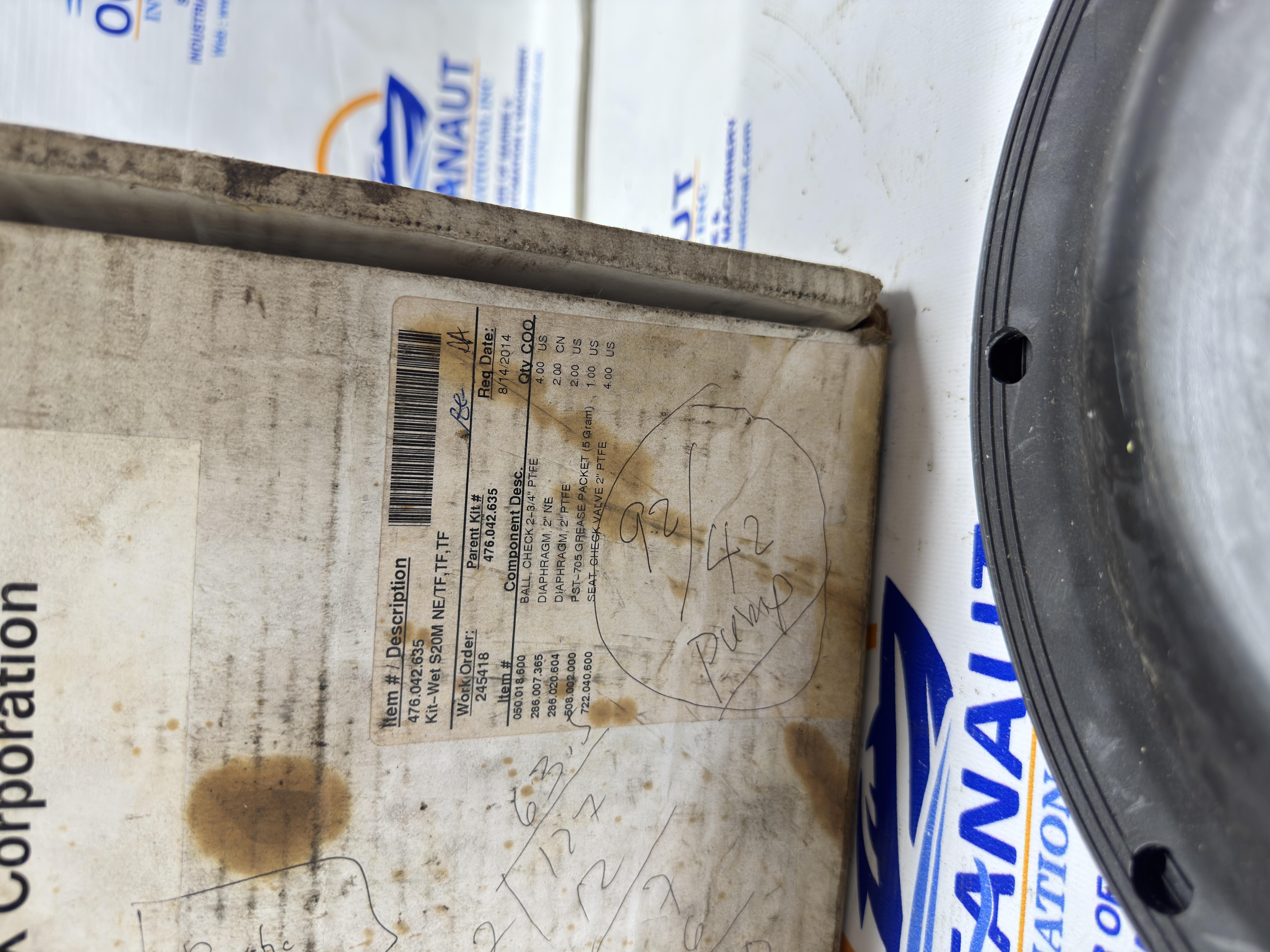 NEU SANDPIPER WET END REPARATURSATZ 476.042.635 PASSEND FÜR SANDPIPER S20M PUMPE