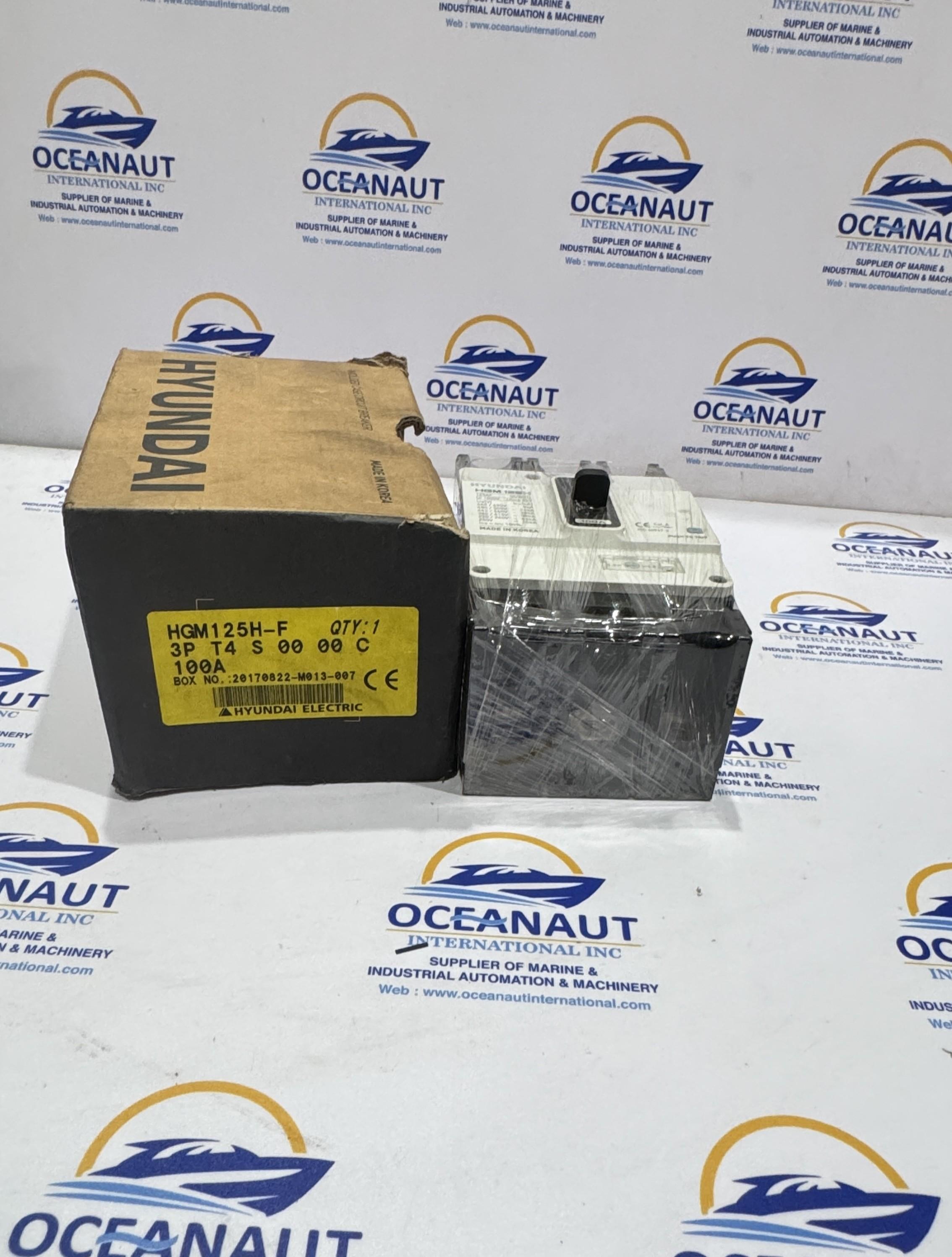 NEW HYUNDAI | HGM 125H | 100A | 125AF 50/60HZ | MOLDED CASE CIRCUIT BREAKER