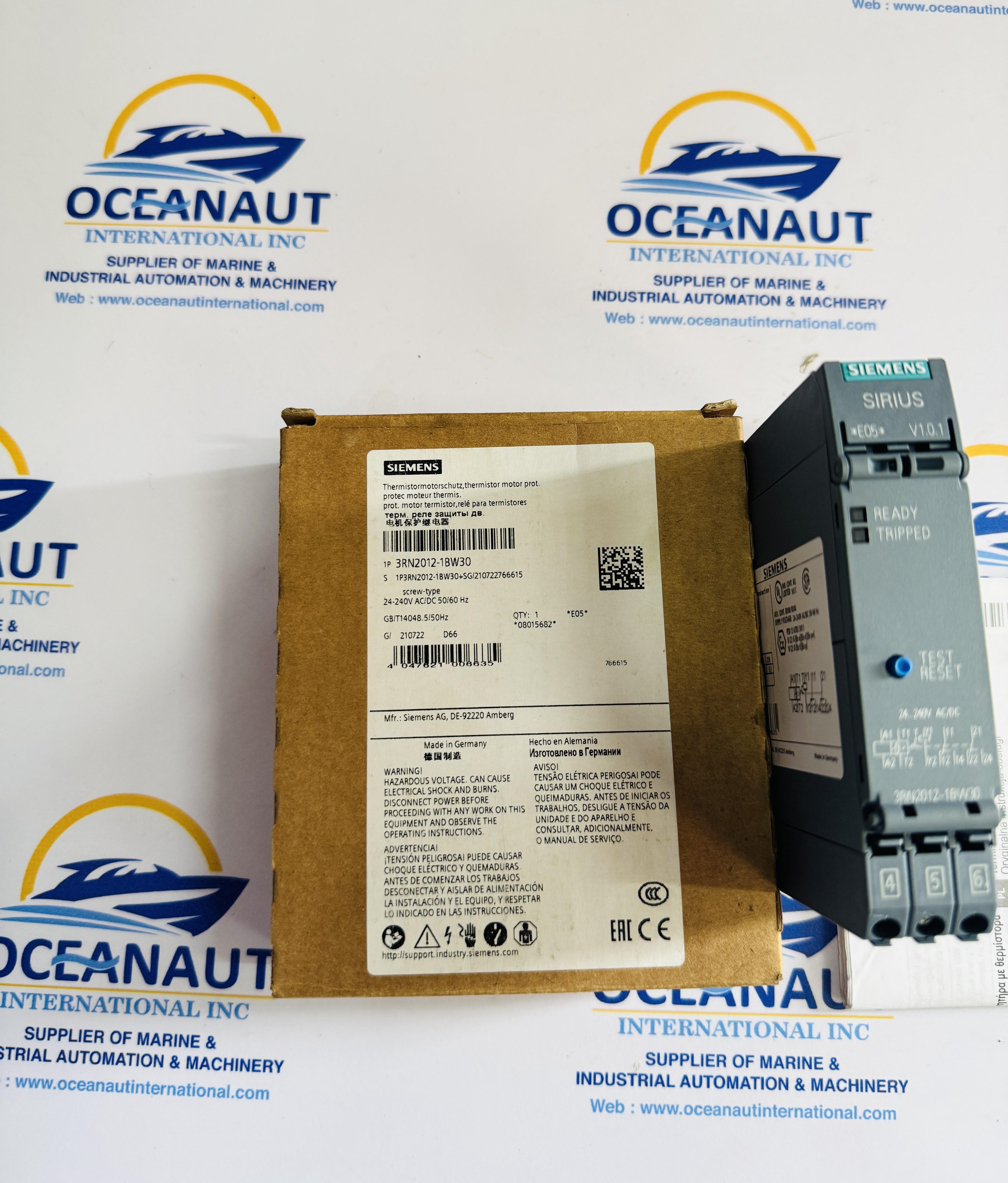 NEW SIEMENS Motor Protection Relay 3RN2012-1BW30