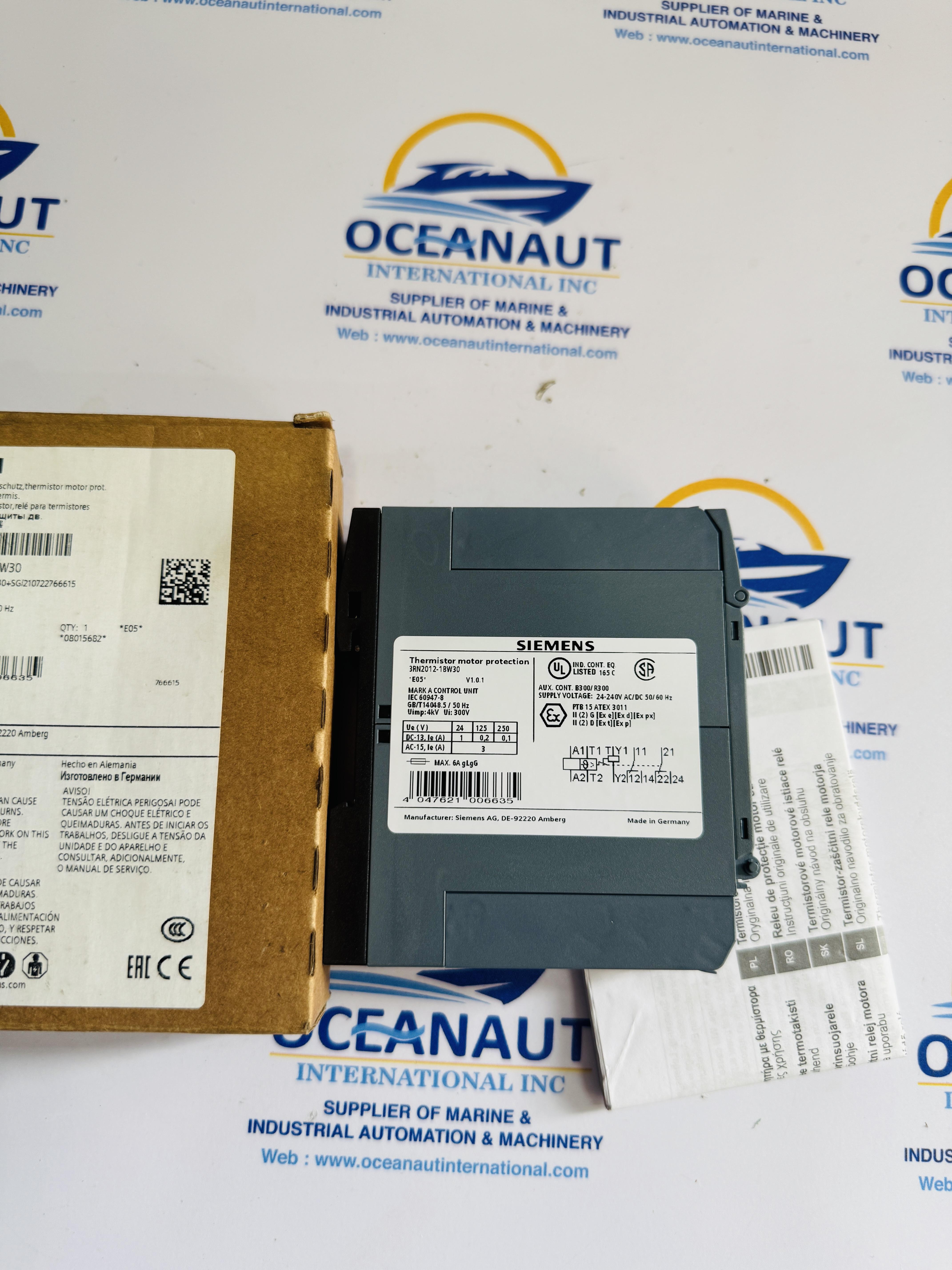 NEW SIEMENS Motor Protection Relay 3RN2012-1BW30