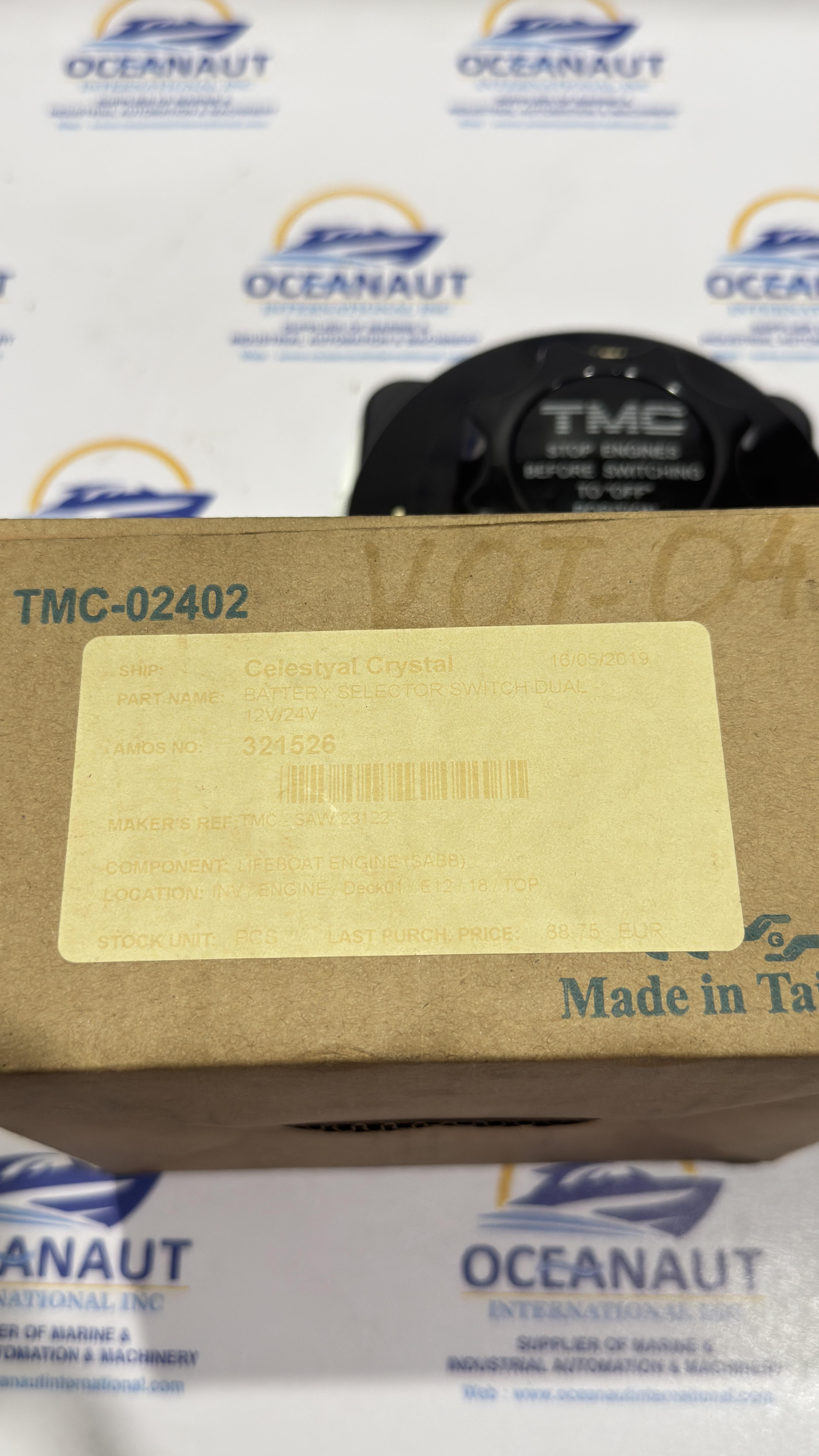 NEW TMC BATTERY SELECTOR SWITCH DUAL 12V/24V