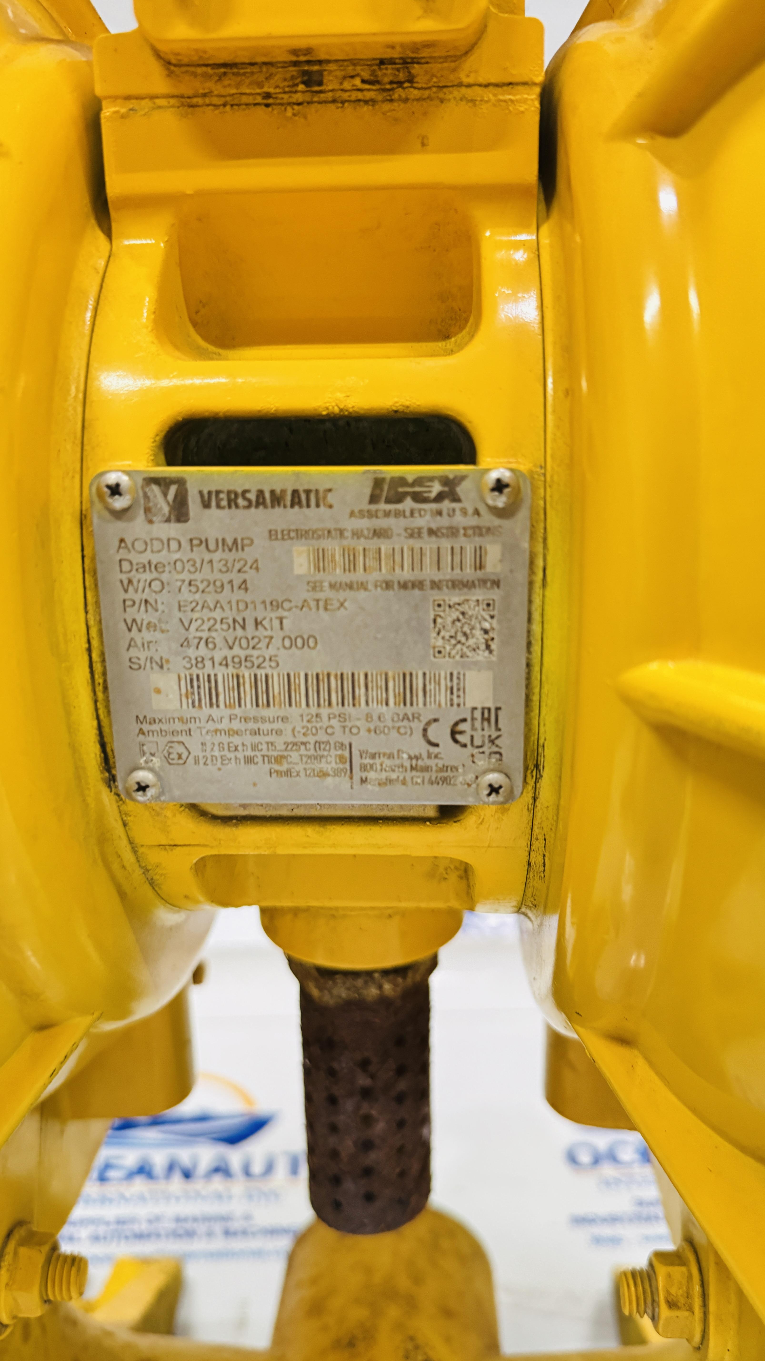 NEW VERSAMATIC ALUMINIUM DIAPHRAGM PUMP 2