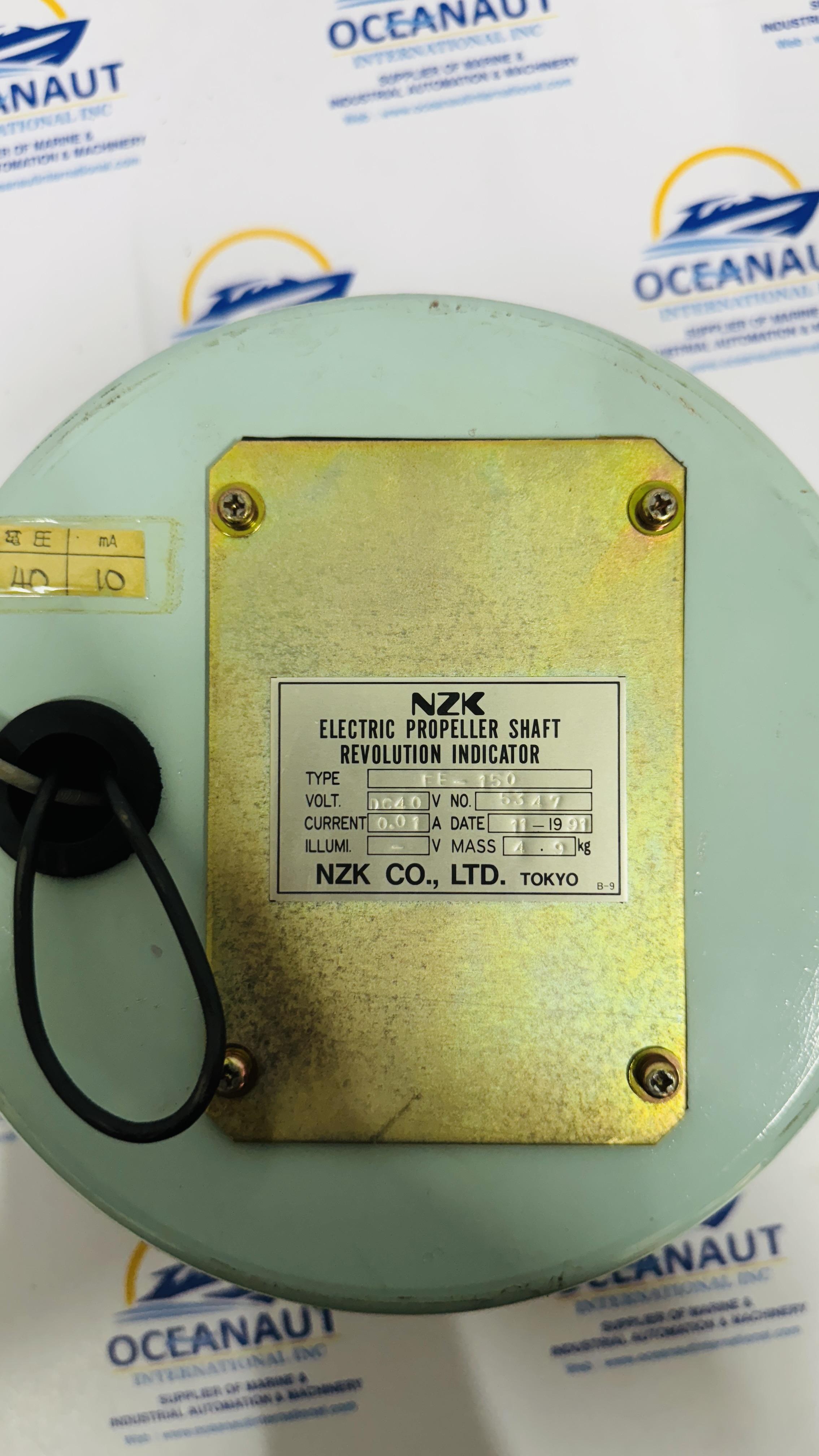 NZK FE-150 Electric Propeller Shaft Revolution Indicator DC 40V