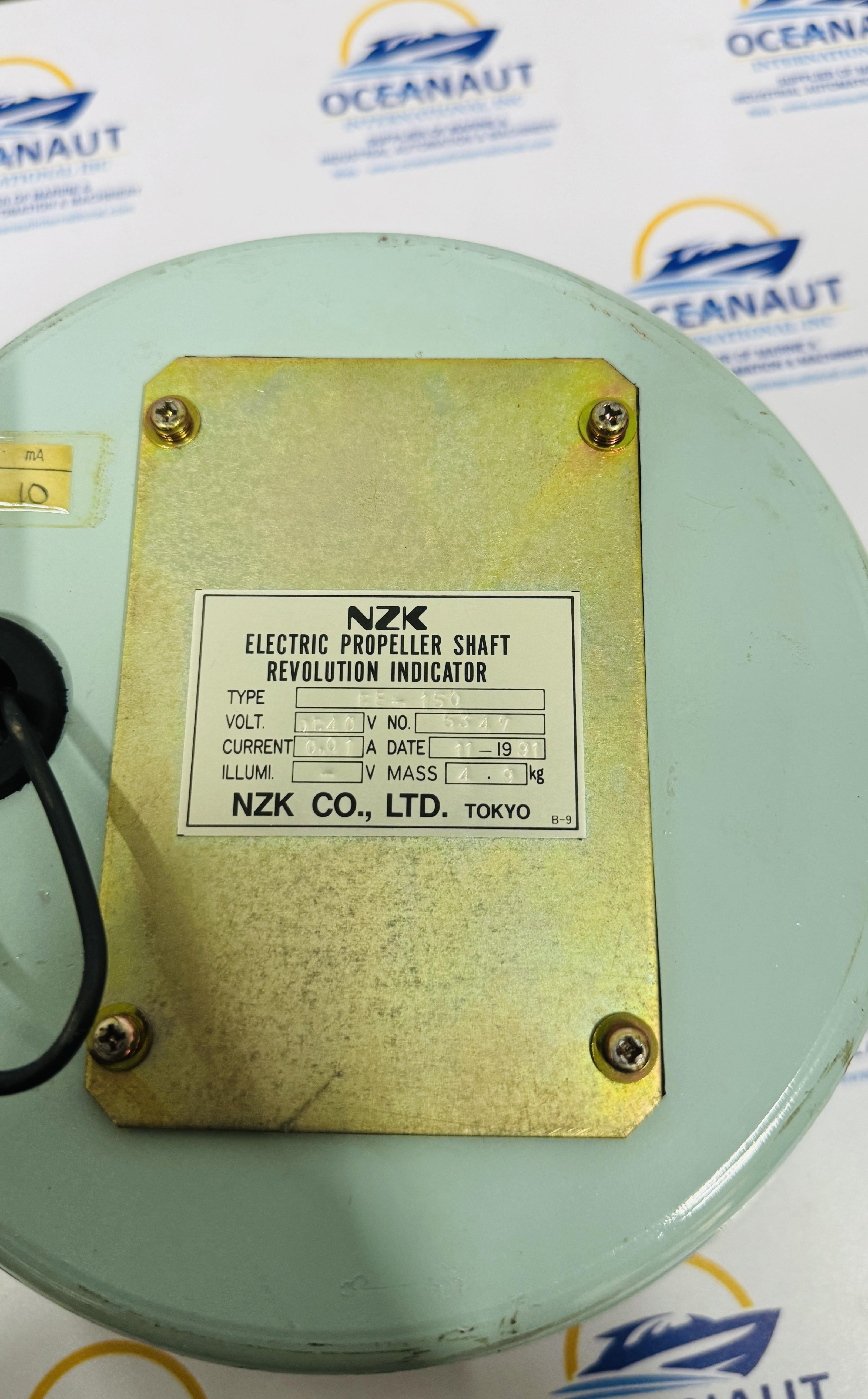 NZK FE-150 Electric Propeller Shaft Revolution Indicator DC 40V