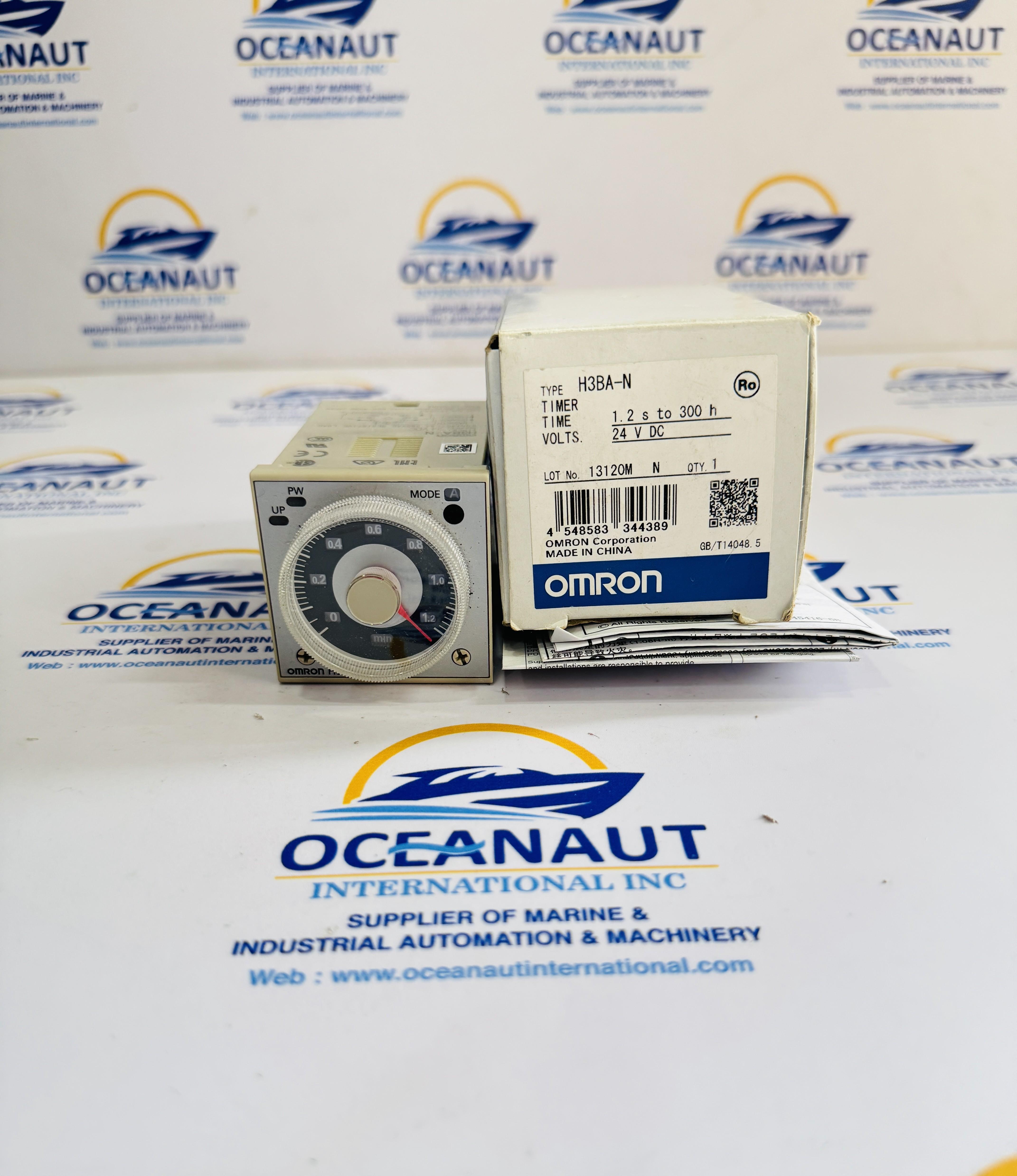 OMRON H3BA-N Timer 1.2 S TO 300 H min 24VDC