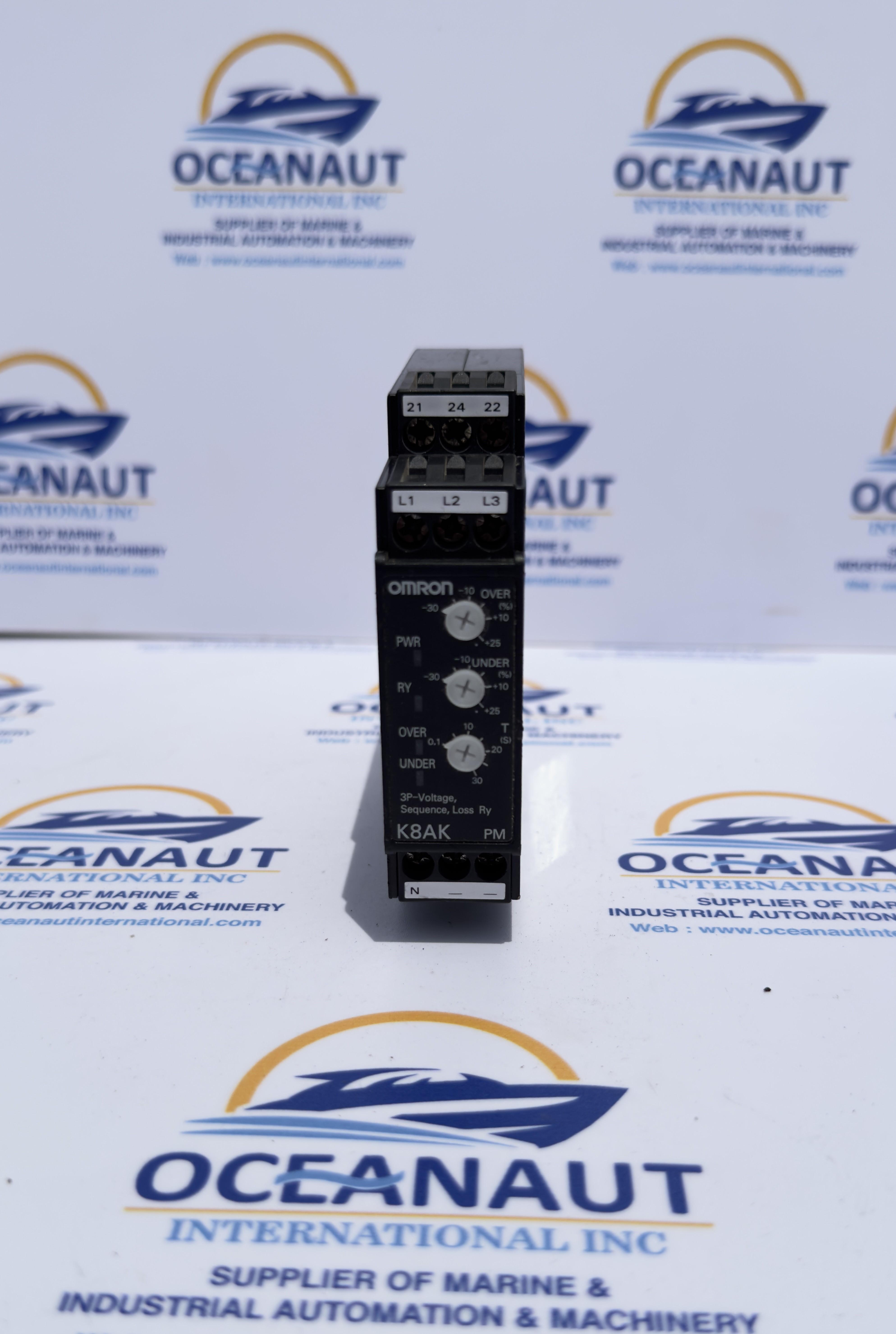 OMRON K8AK PM VOLTAGE MONITORING RELAY 