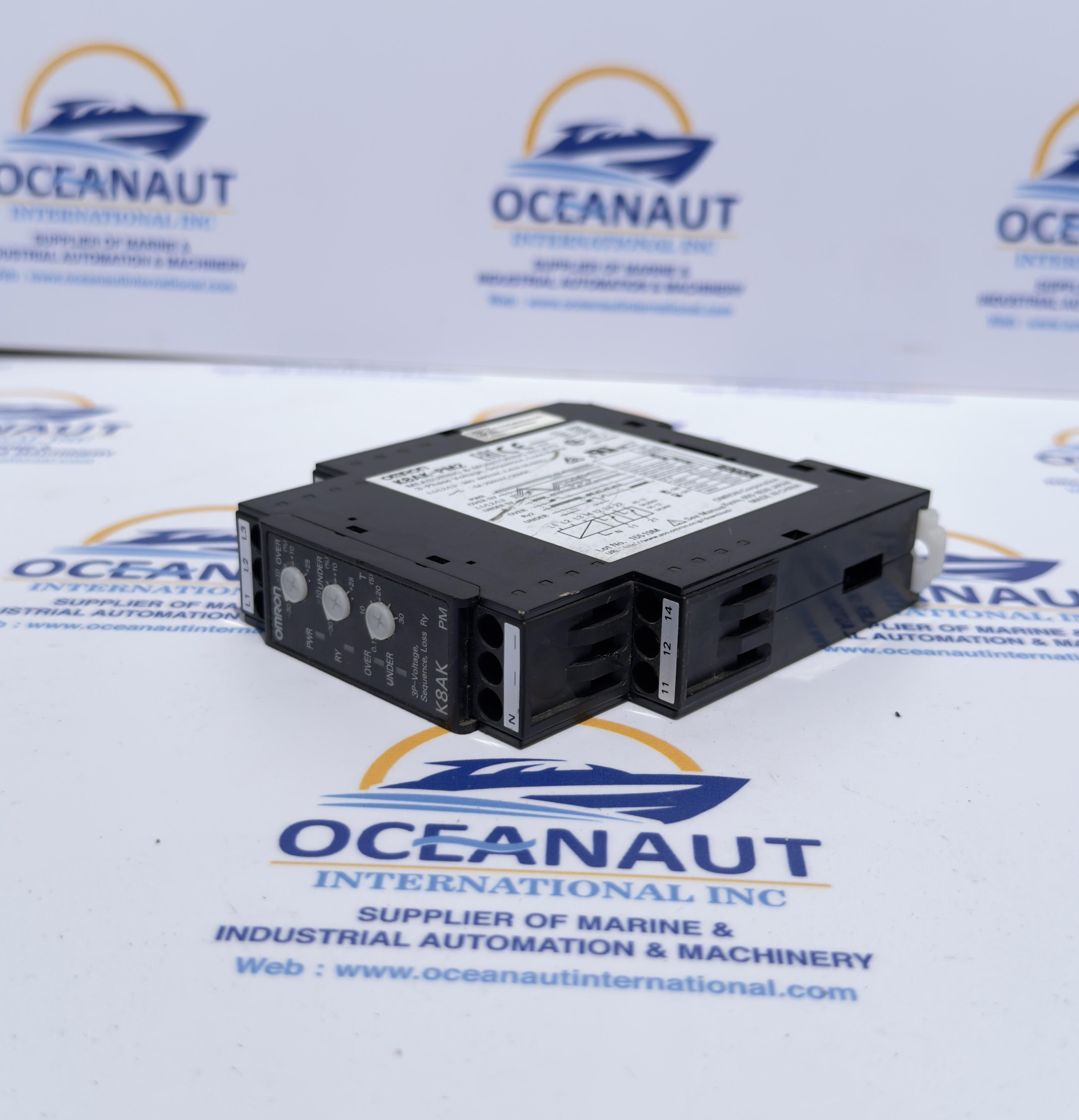 OMRON K8AK PM VOLTAGE MONITORING RELAY 