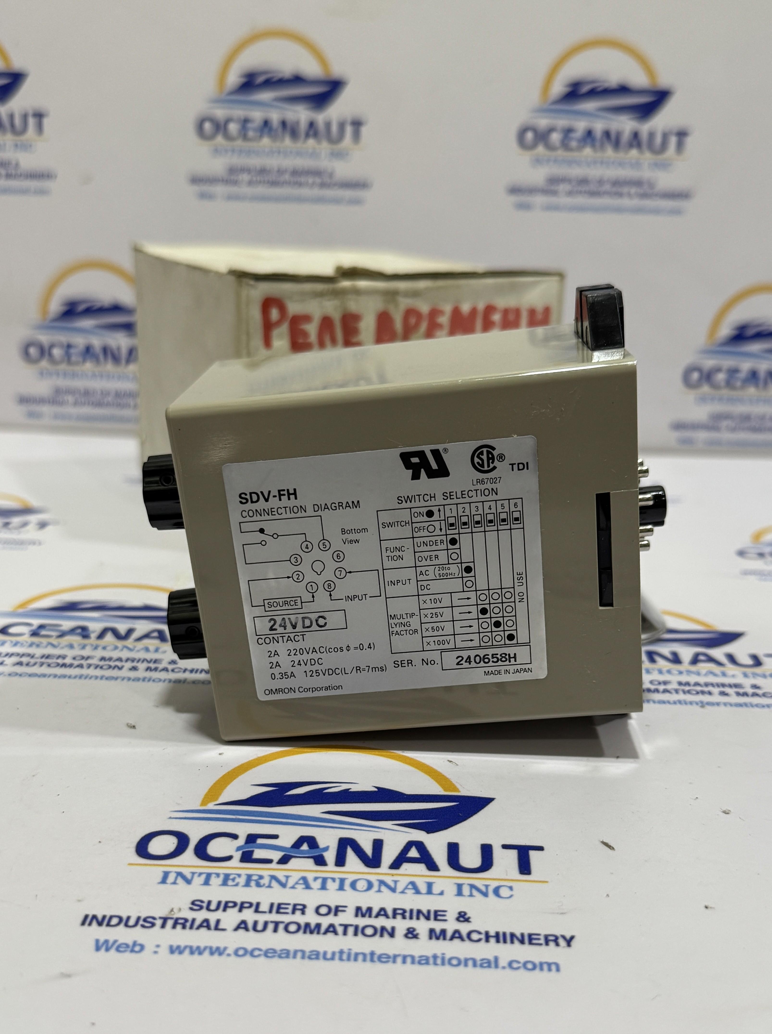 Omron Sdv-fh2 Voltage Sensor 250V