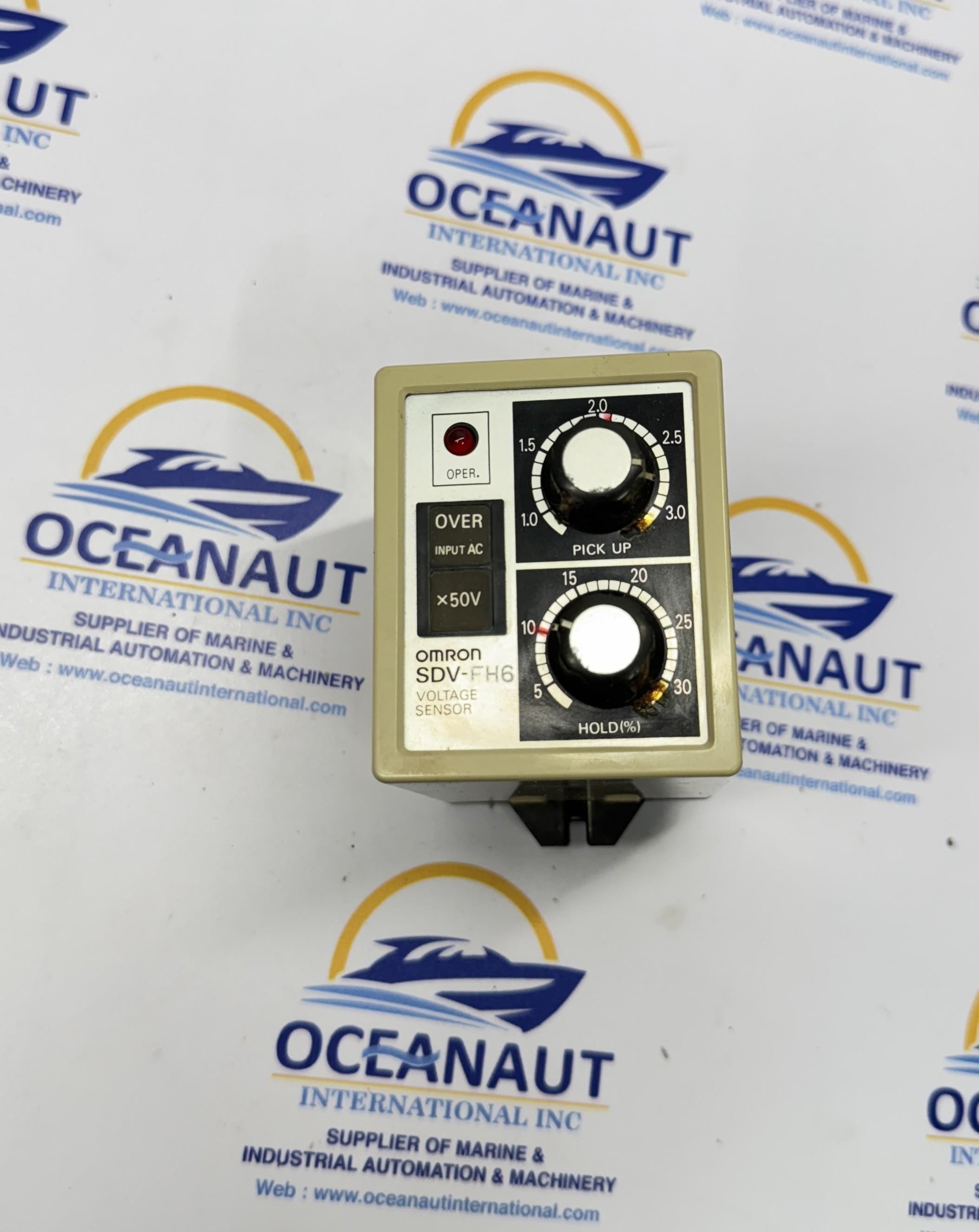 OMRON SDV-FH6 AC100/110 2 AMP, 220 VAC, 24 VDC, Voltage Sensor