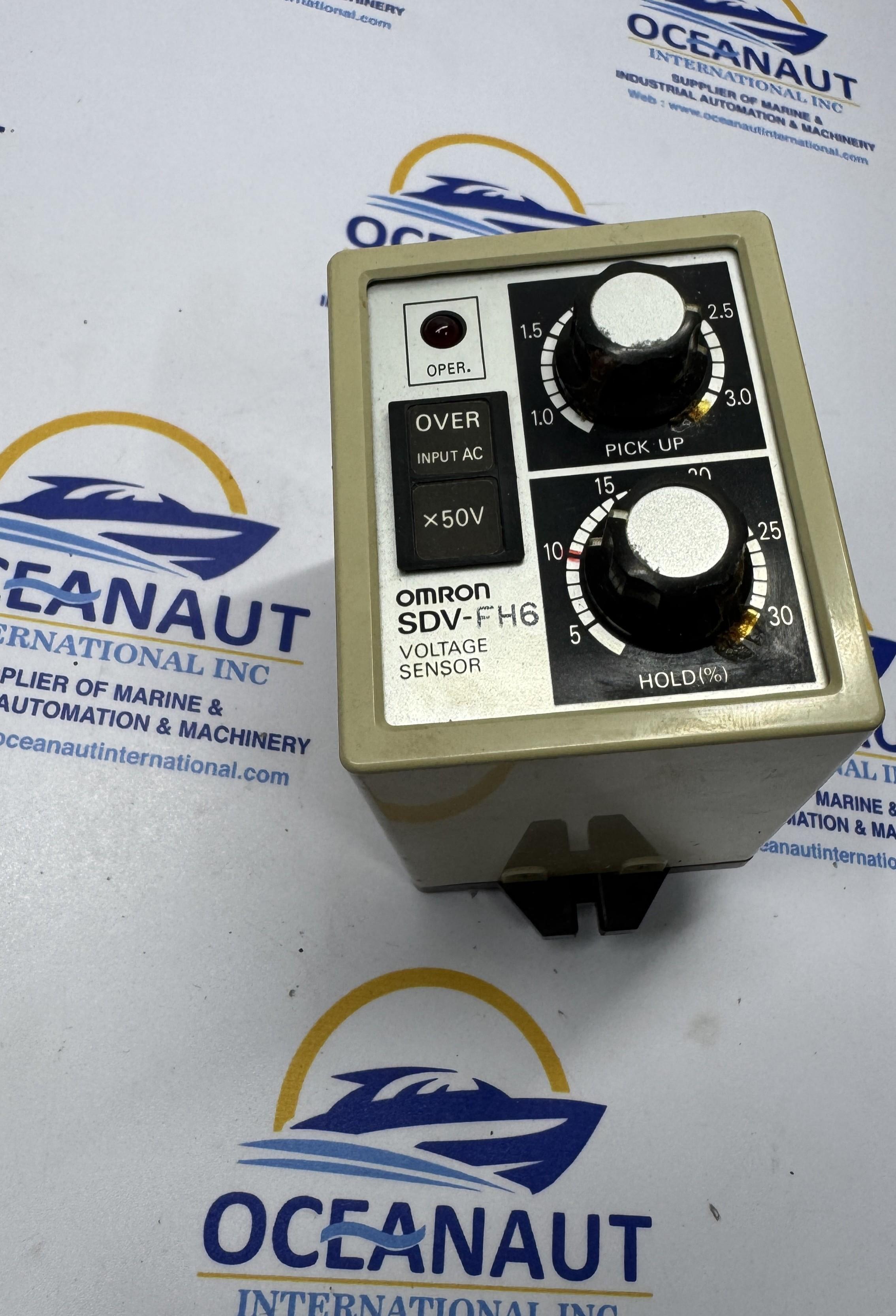 OMRON SDV-FH6 AC100/110 2 AMP, 220 VAC, 24 VDC, Voltage Sensor