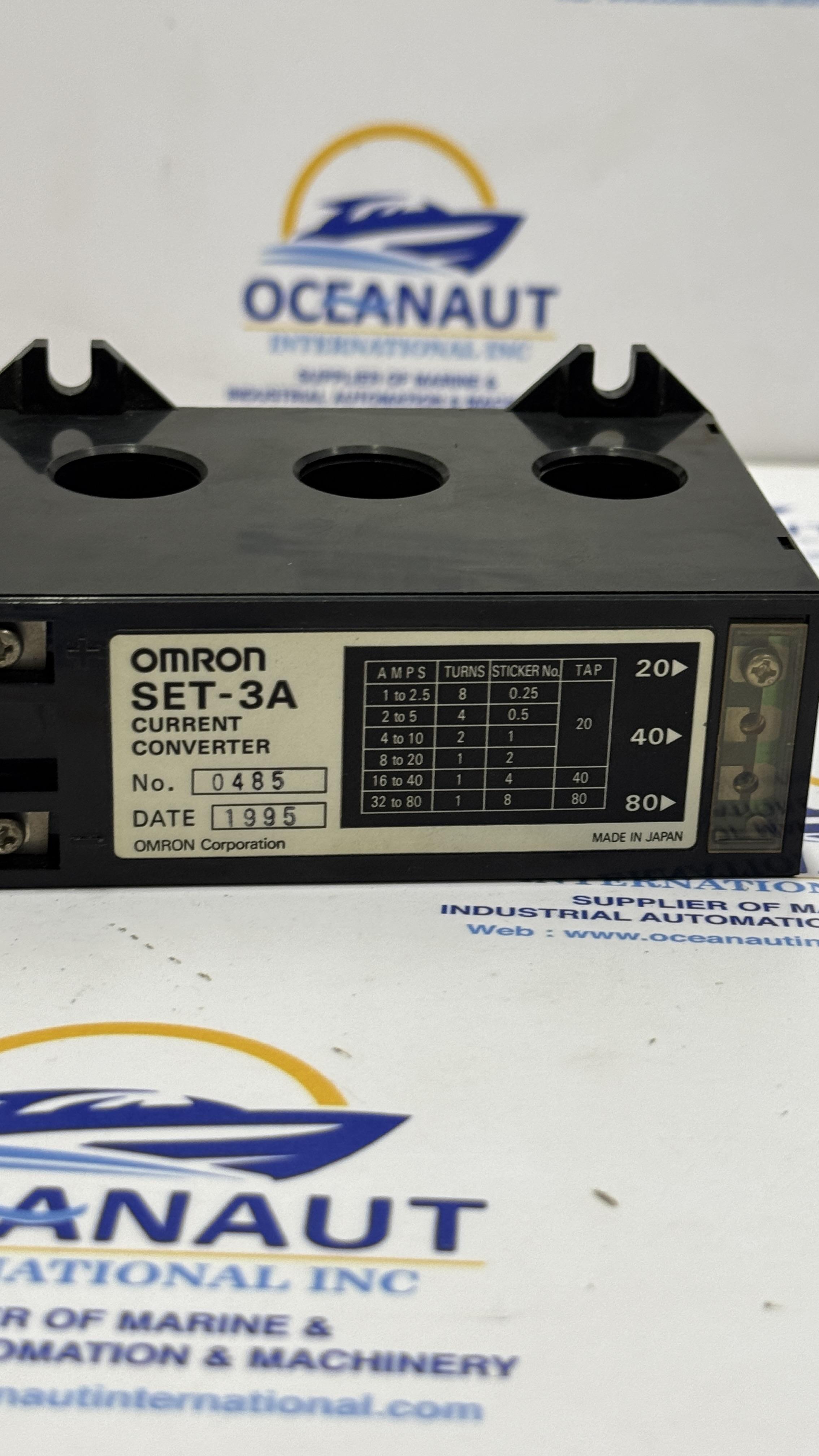 OMRON SET-3A CURRENT CONVERTER