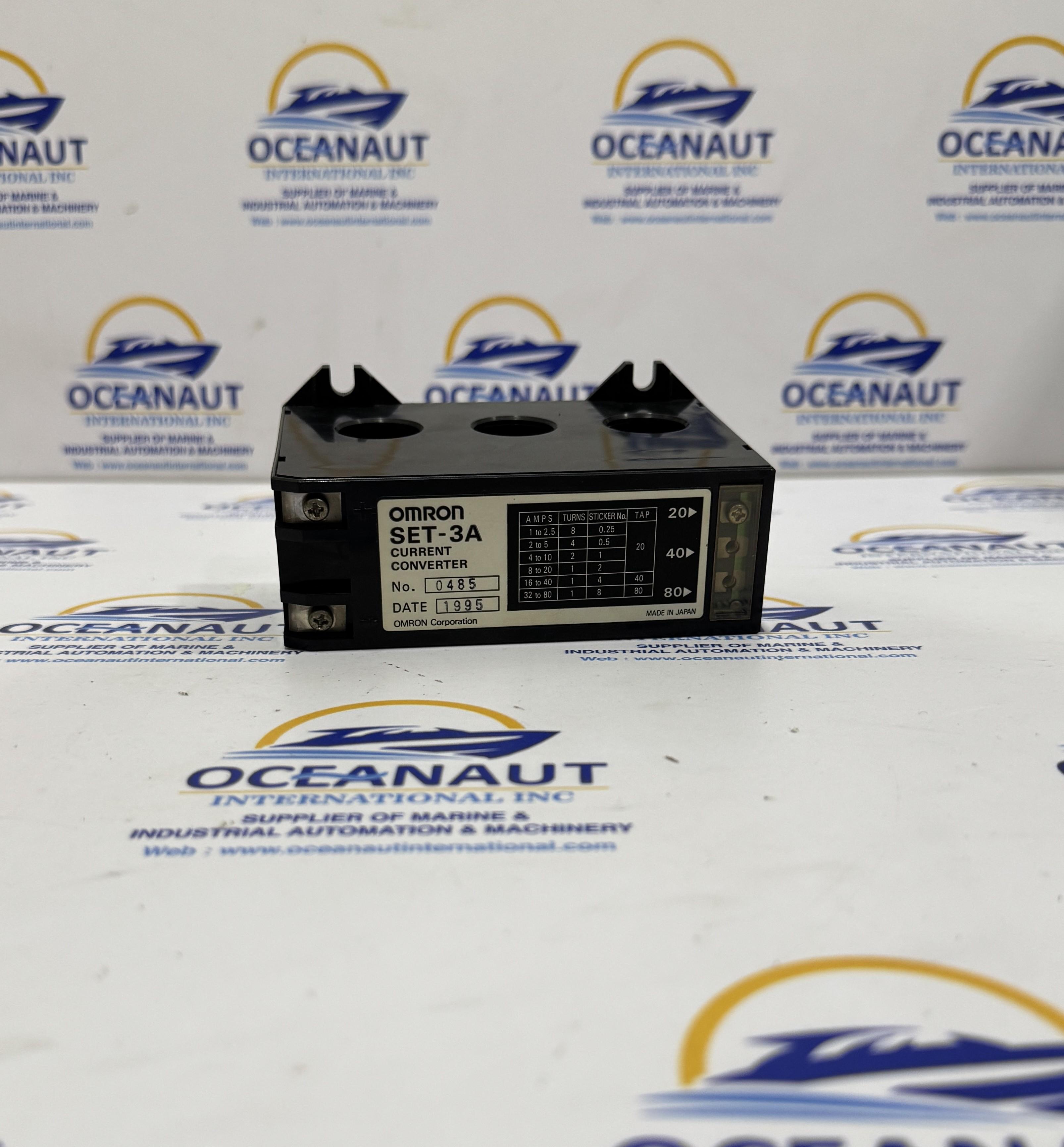 OMRON SET-3A CURRENT CONVERTER