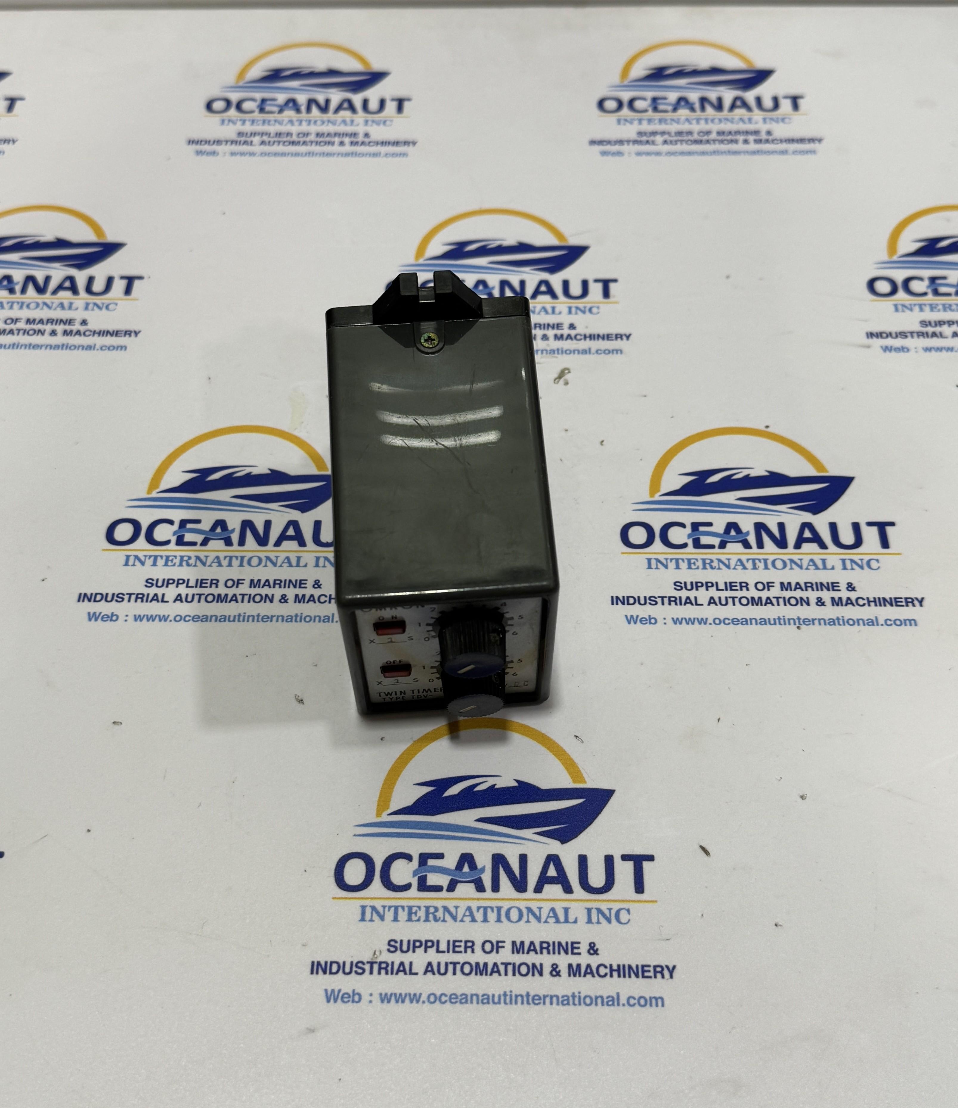 Omron tdv-1 twin timer module relay 24v dc