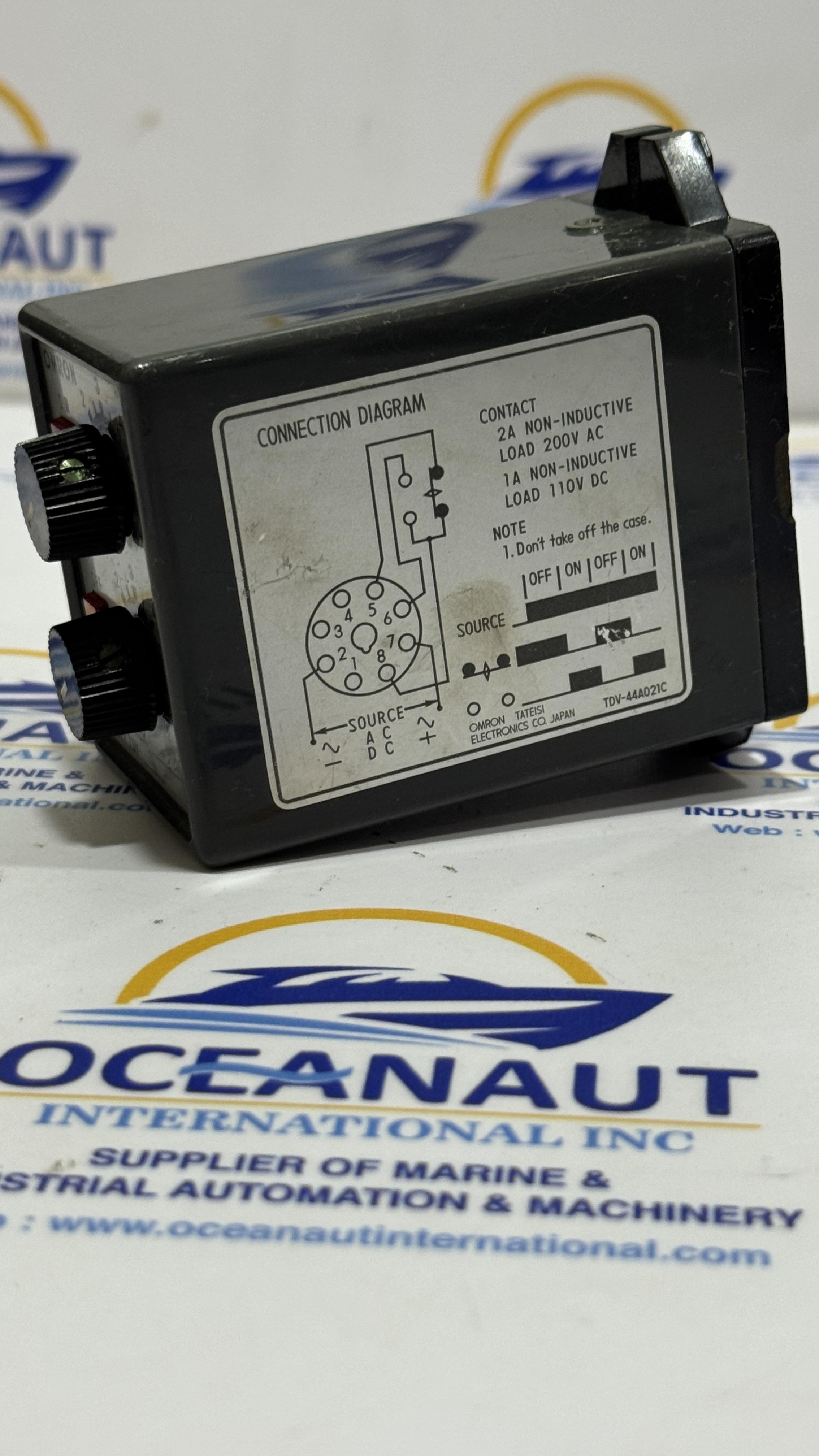 Omron tdv-1 twin timer module relay 24v dc