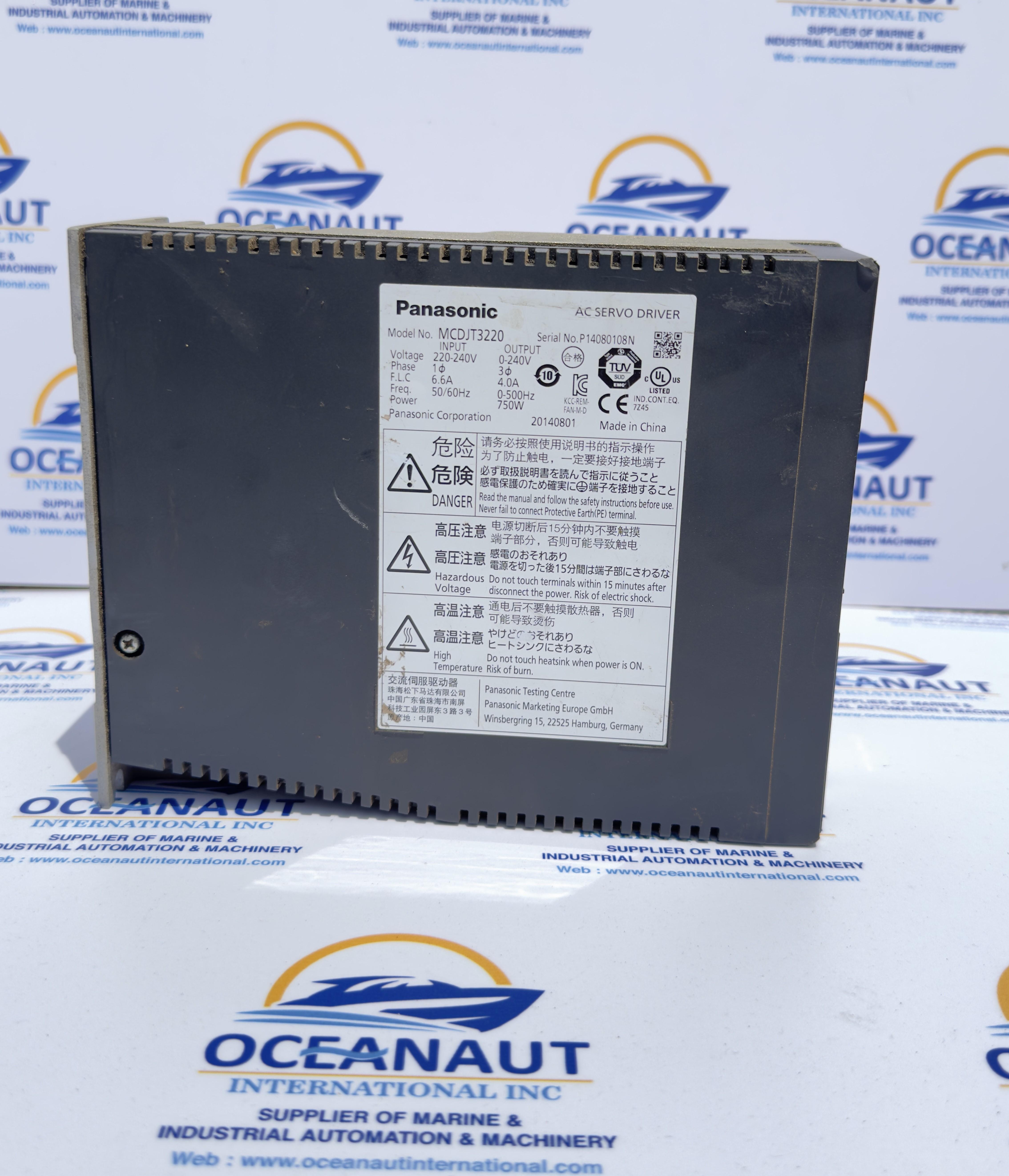 PANASONIC AC SERVO DRIVER MCDJT3220