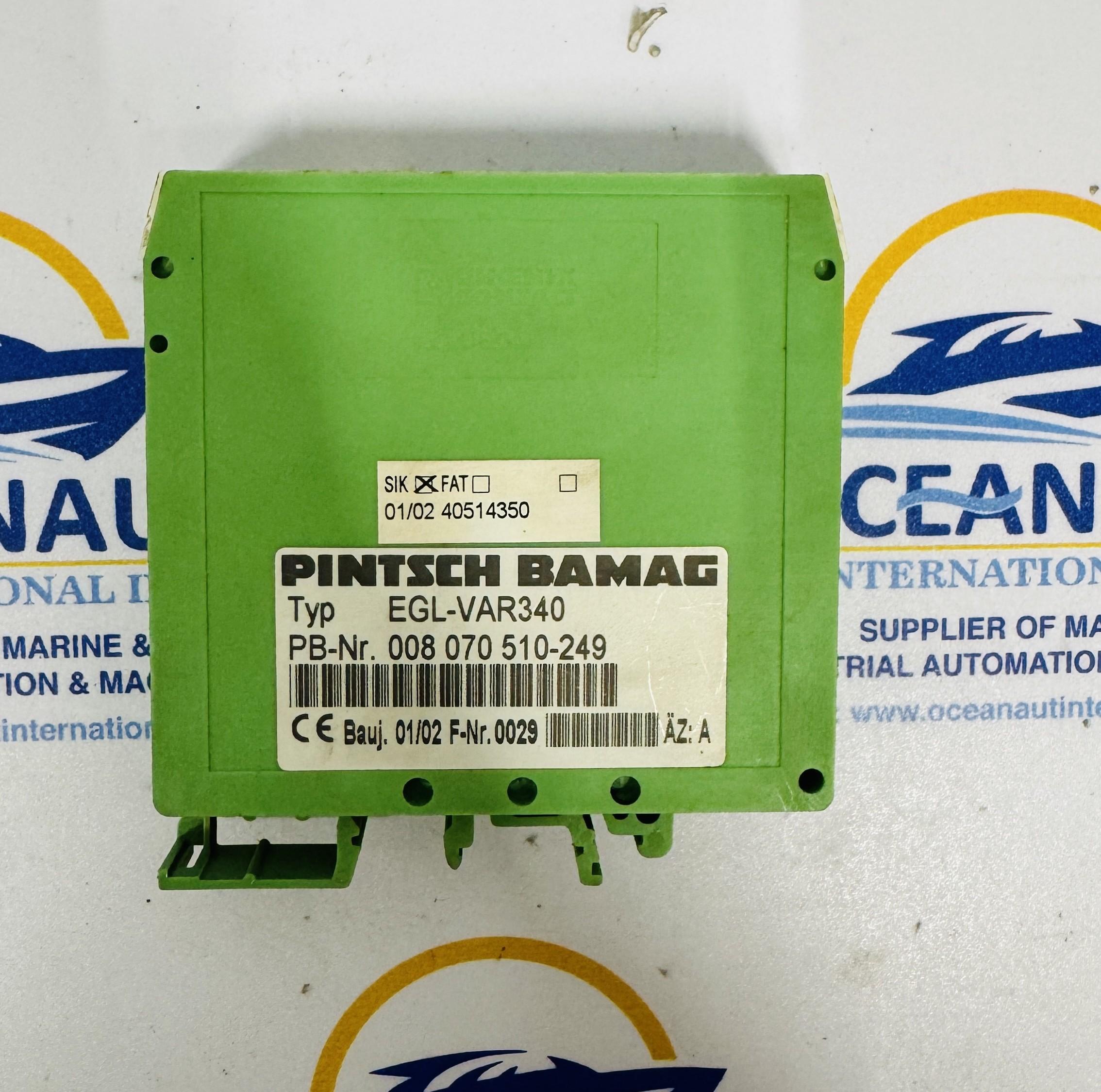 PINTSCH BAMAG EGL-VAR340 008 070 510-249
