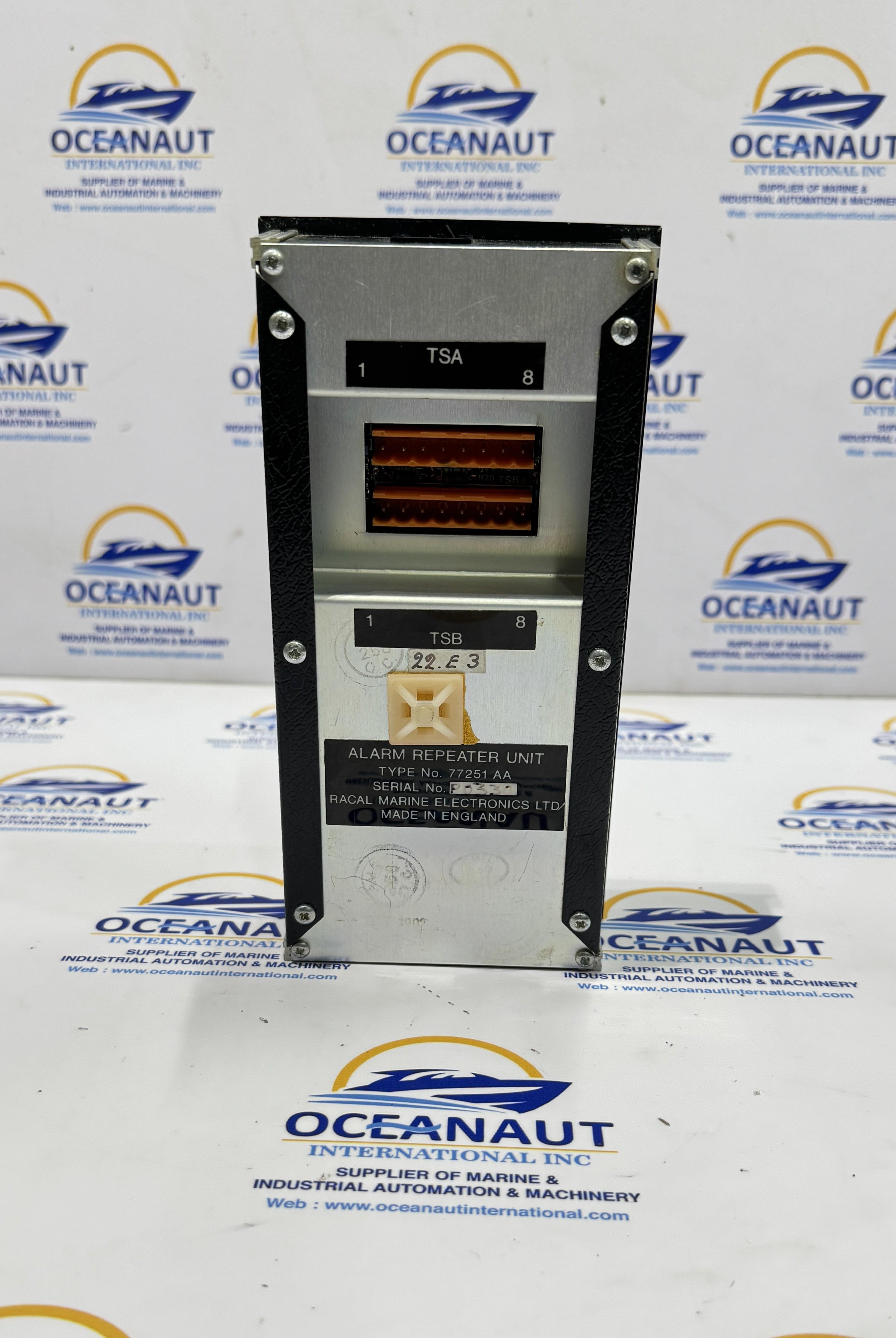 RACAL MARINE 77251 AA Alarm Repeater Unit