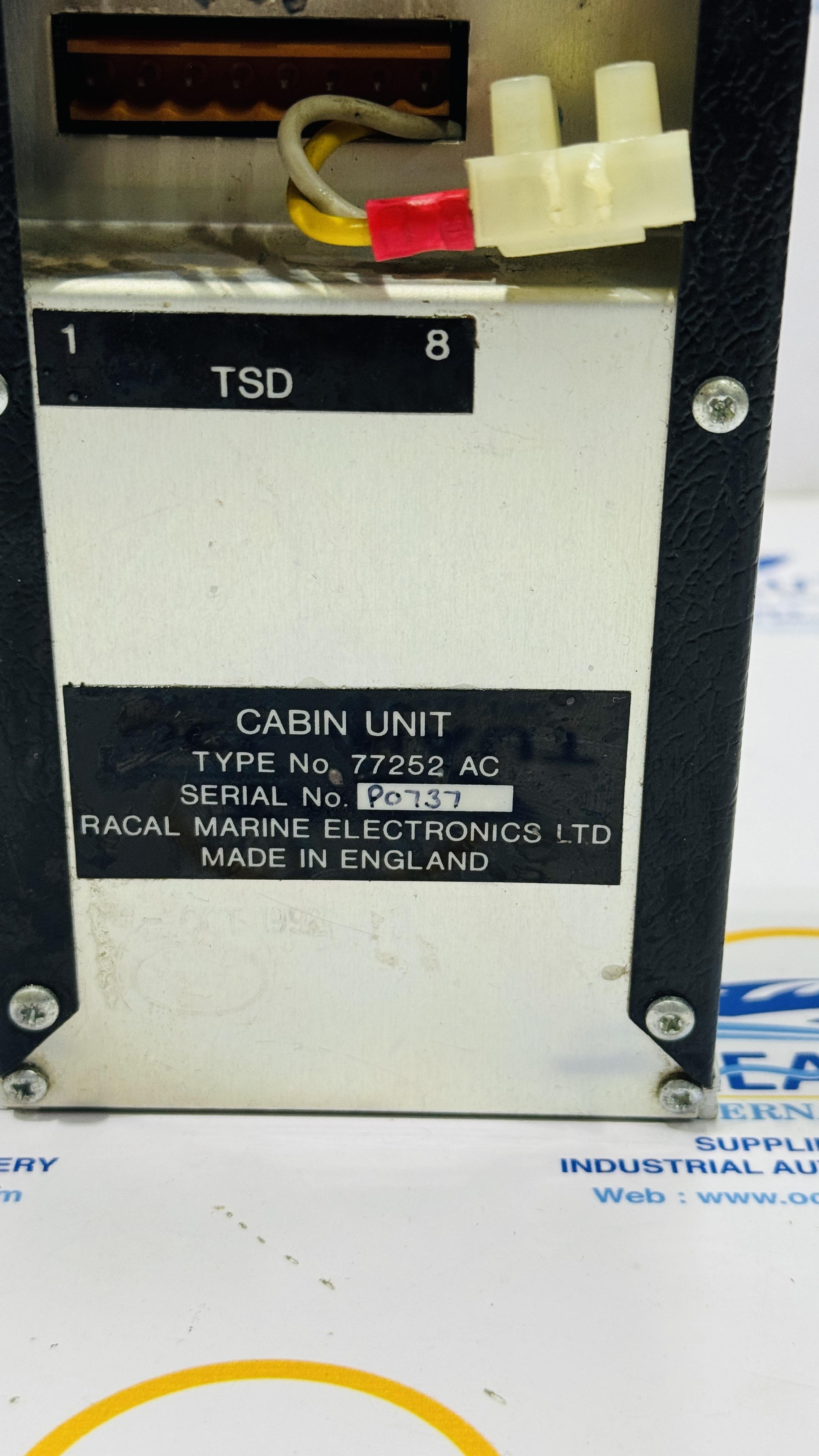 Recal marine 77252 AC on duty indicator