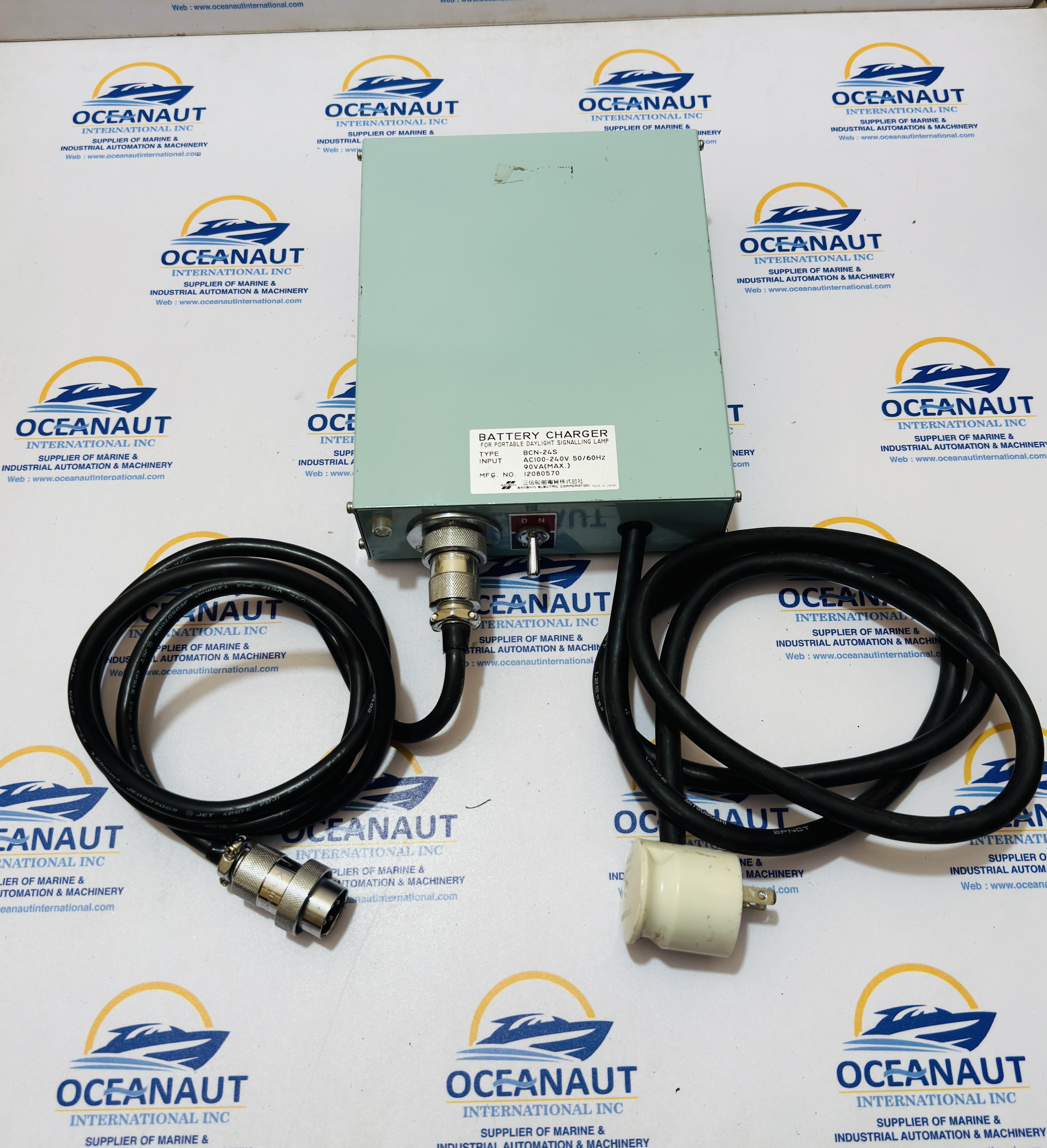 Sanshin Electric Battery Charger BCN-24S For Portable Daylight Signalling Lamp