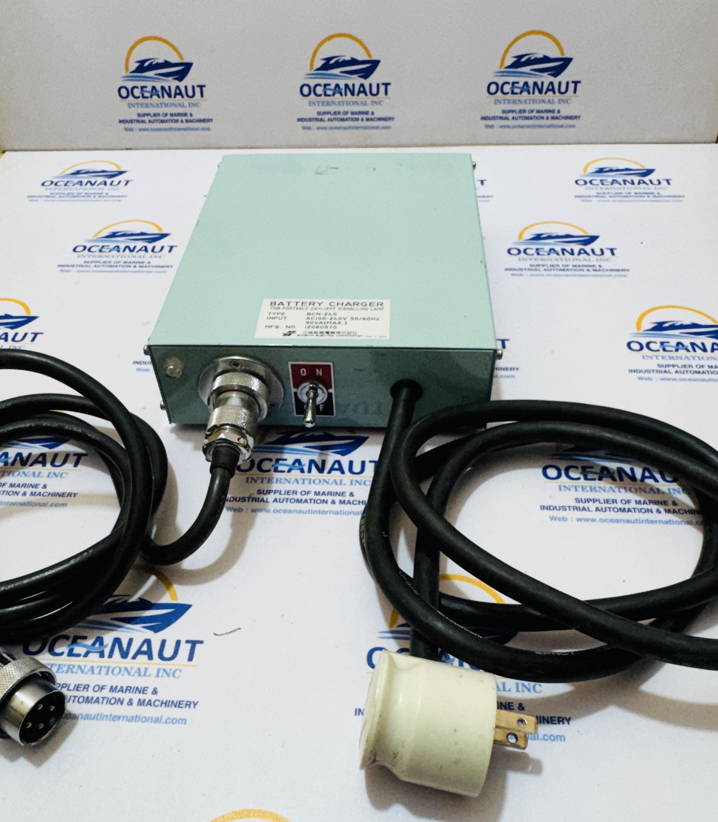 Sanshin Electric Battery Charger BCN-24S For Portable Daylight Signalling Lamp